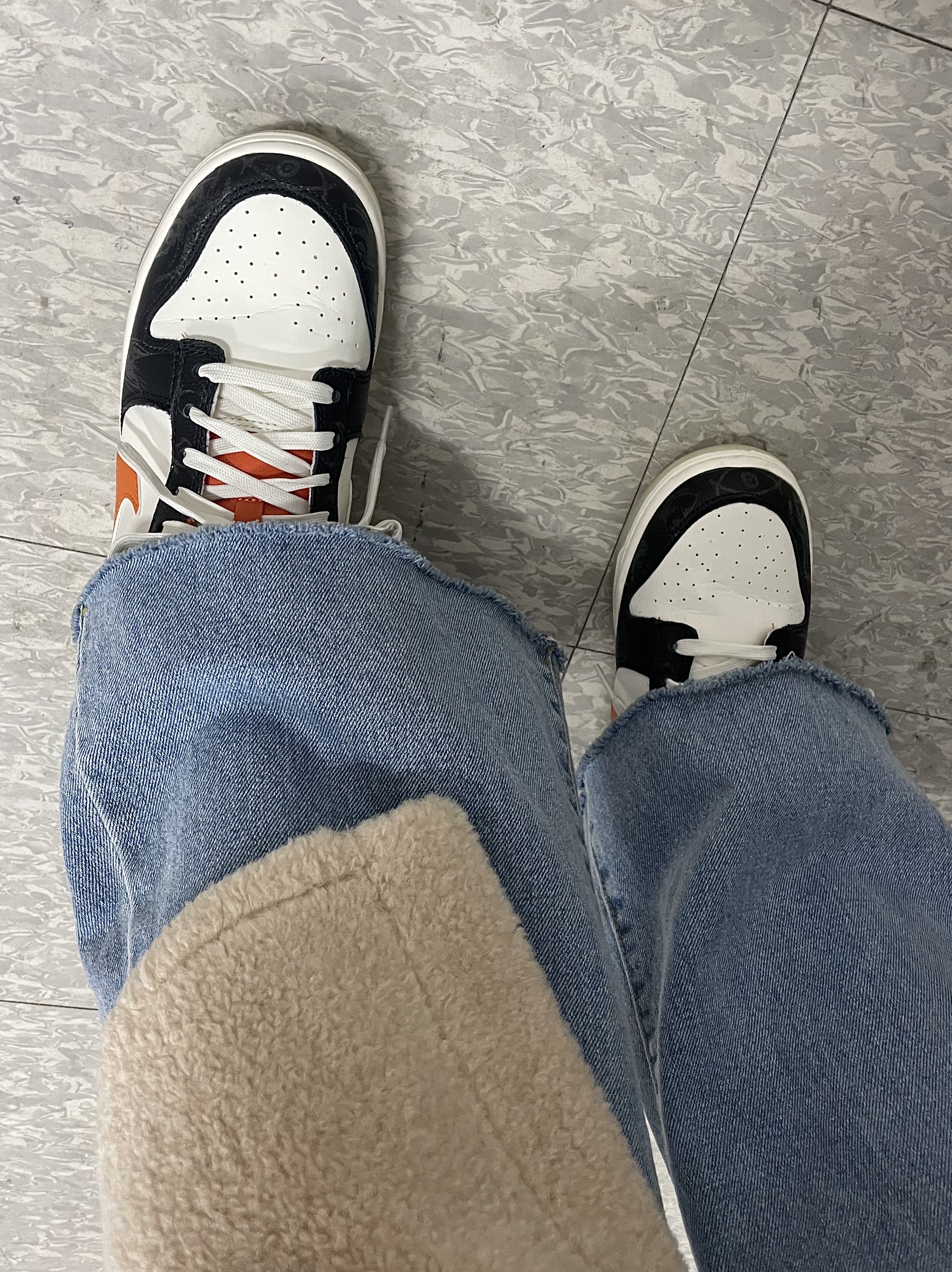 Nike Dunk Low Retro PRM Halloween, (GS) Nike Dunk Low PRM Halloween 착용 스타일 - 2