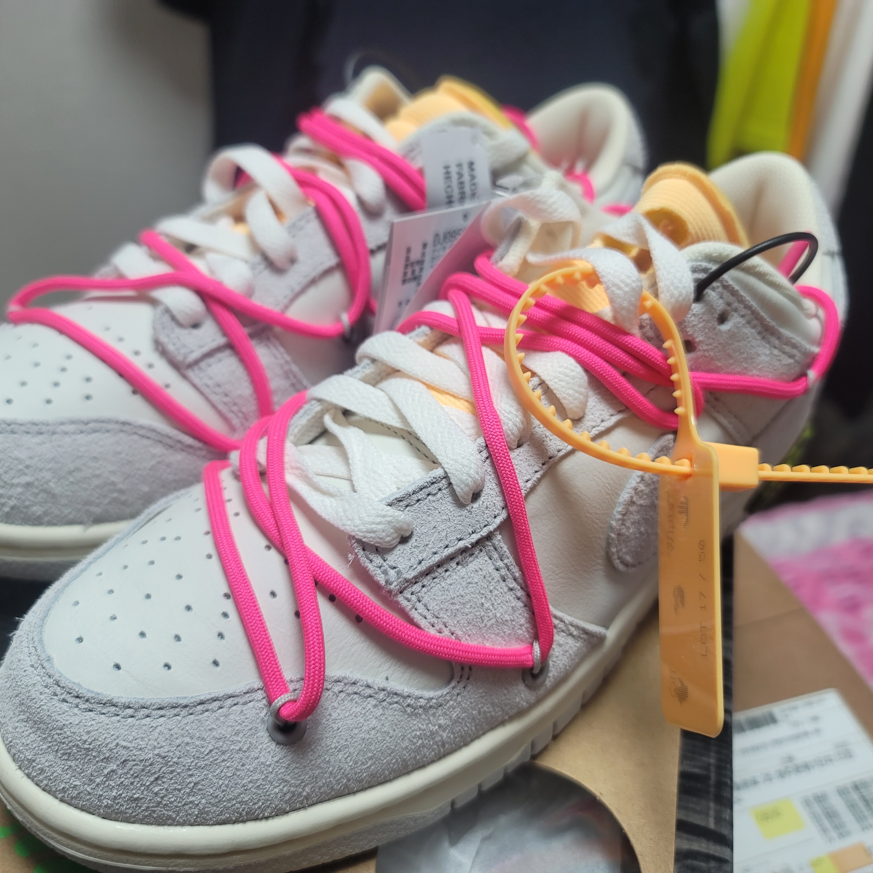Nike x Off-White Dunk Low The 50 - Lot 17 착용 스타일 - 1