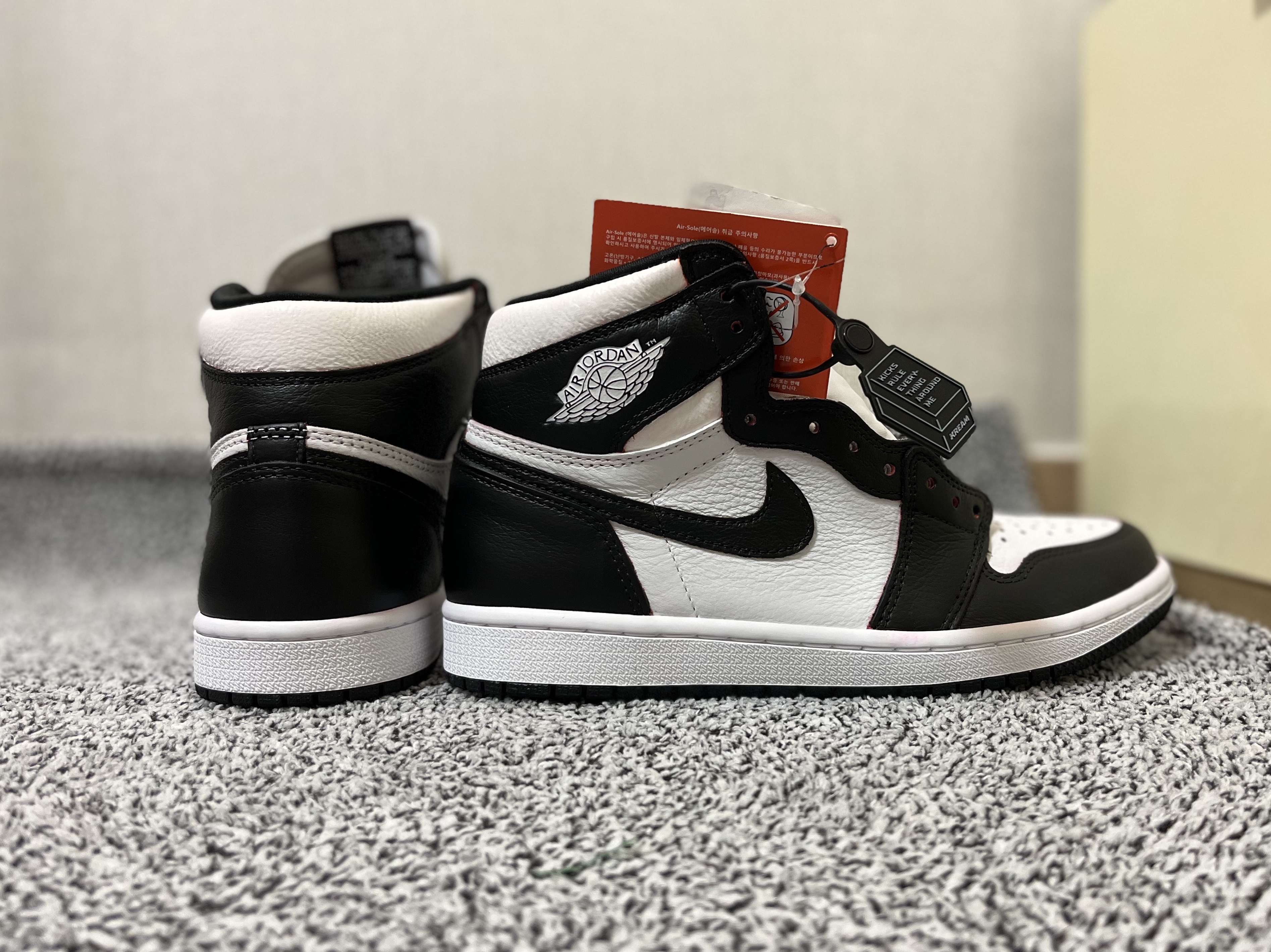 Jordan 1 Retro High OG Light Fusion Red 착용 스타일 - 2
