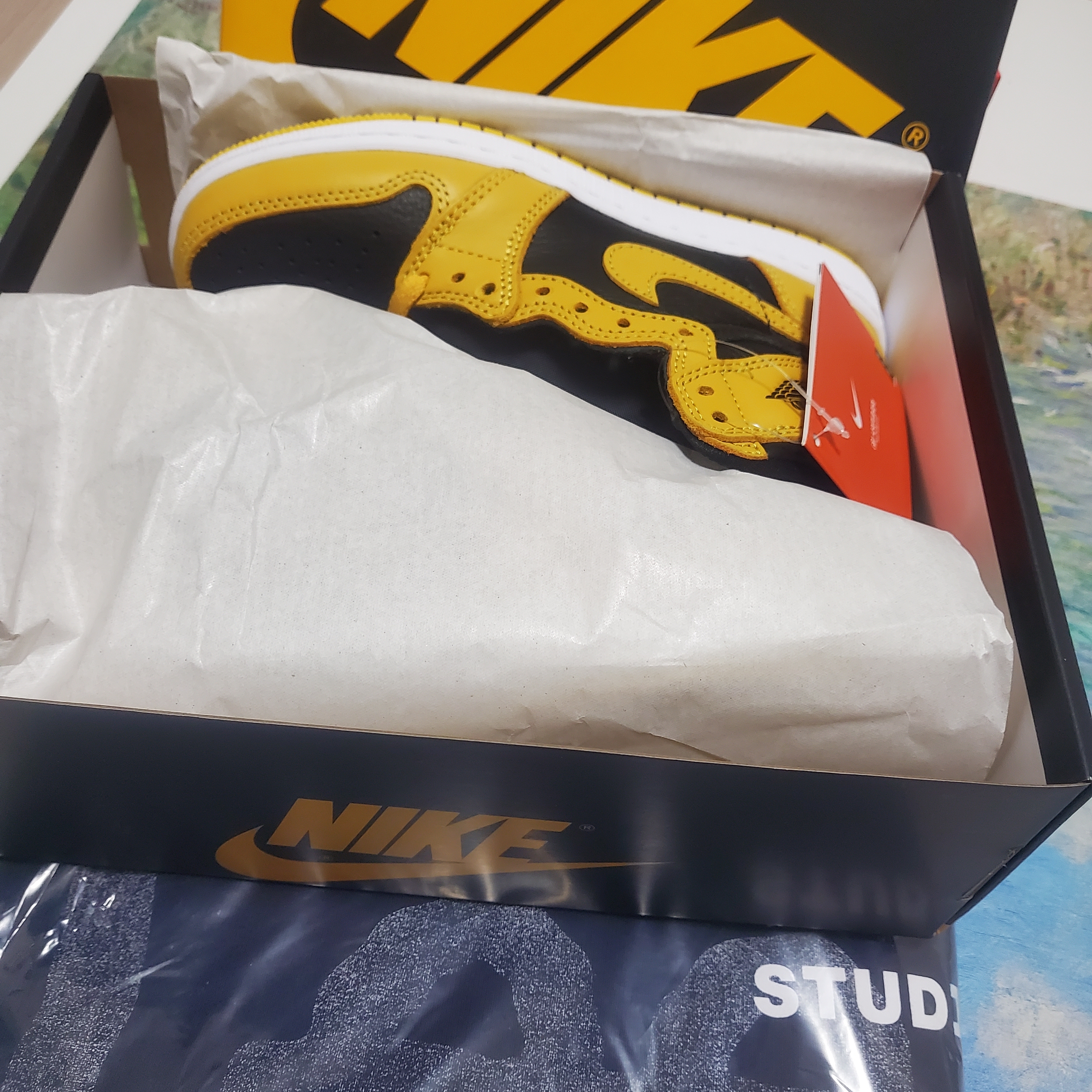 (GS) Jordan 1 Retro High OG Pollen 착용 스타일