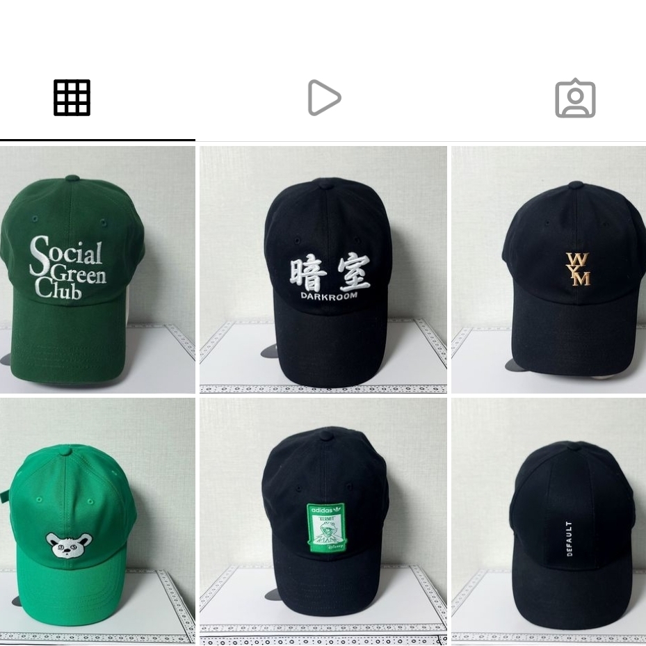 Darkr8m Studio White Logo Cap 착용 스타일