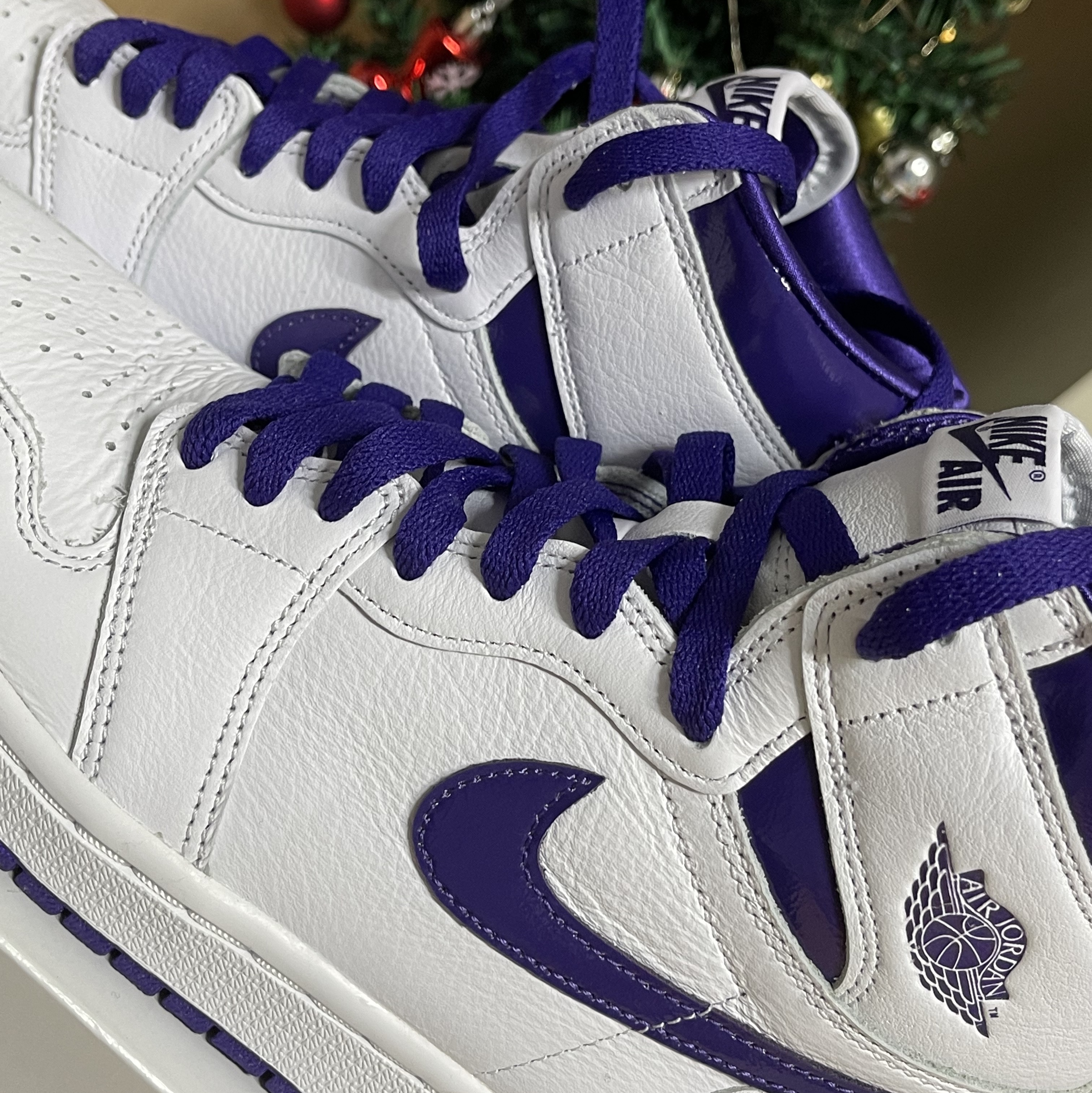 (W) Jordan 1 High OG Court Purple 착용 스타일