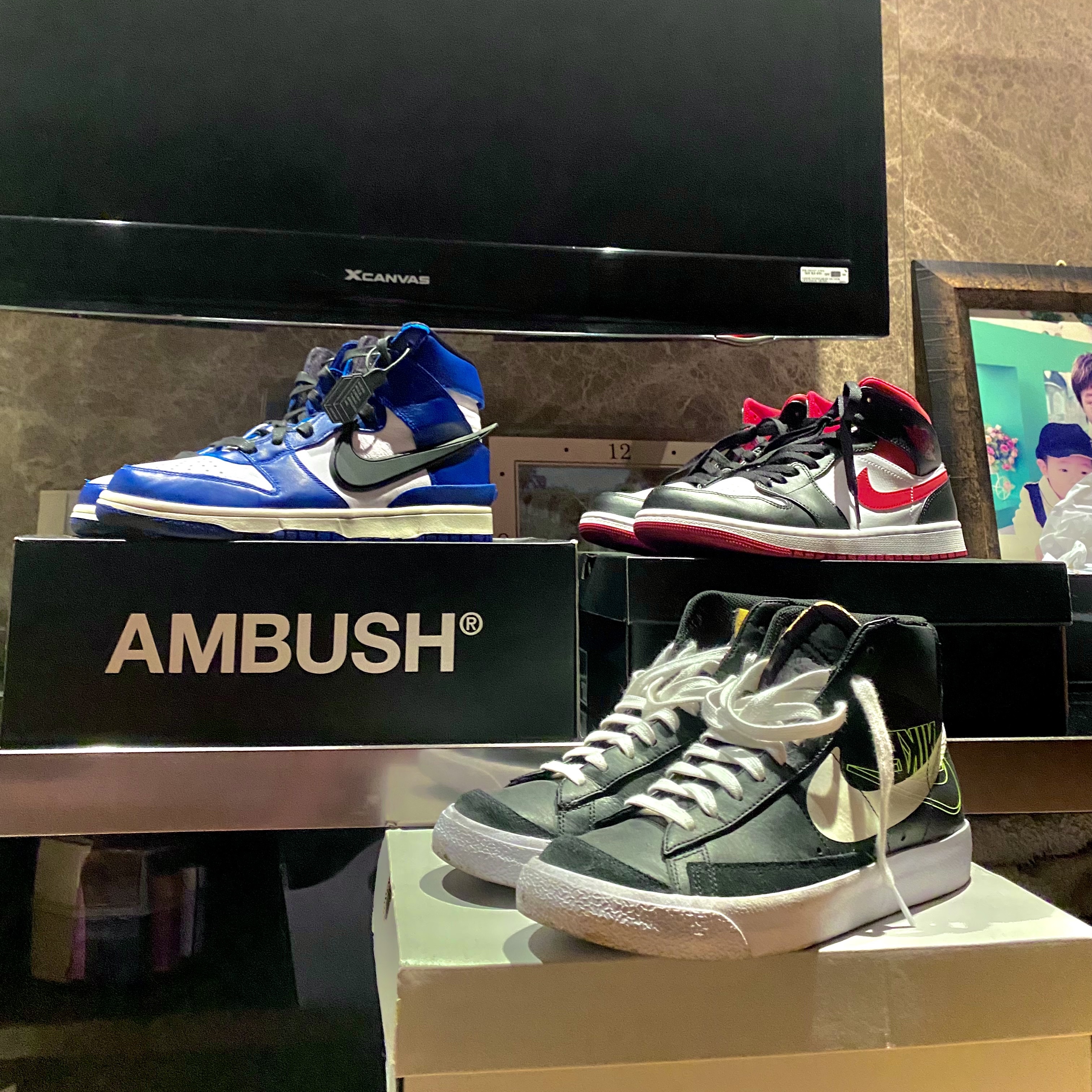 Nike x Peaceminusone Kwondo1 White, Nike x Peaceminusone Air Force 1 Low Para-Noise 착용 스타일 - 2