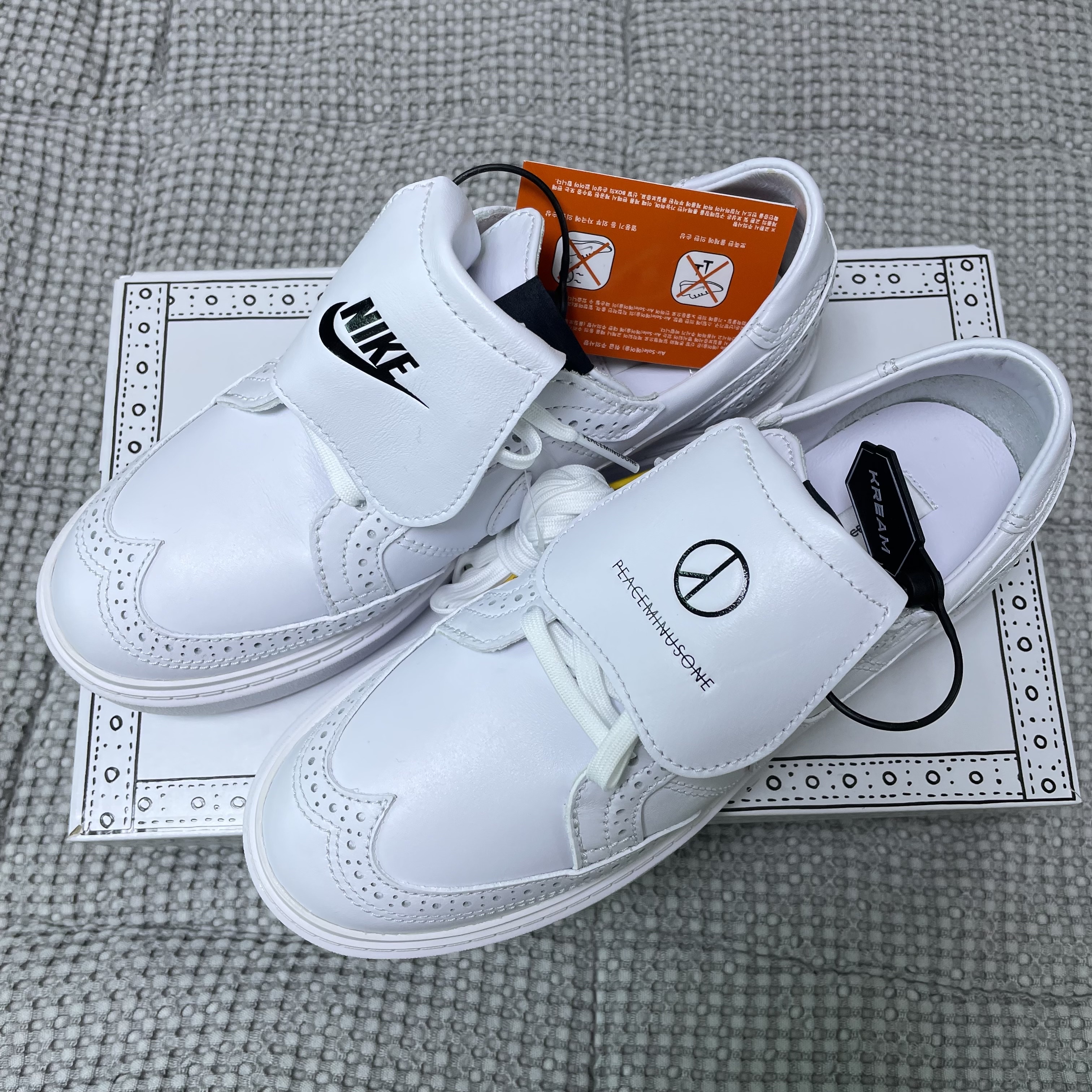 Nike x Peaceminusone Kwondo1 White 착용 스타일