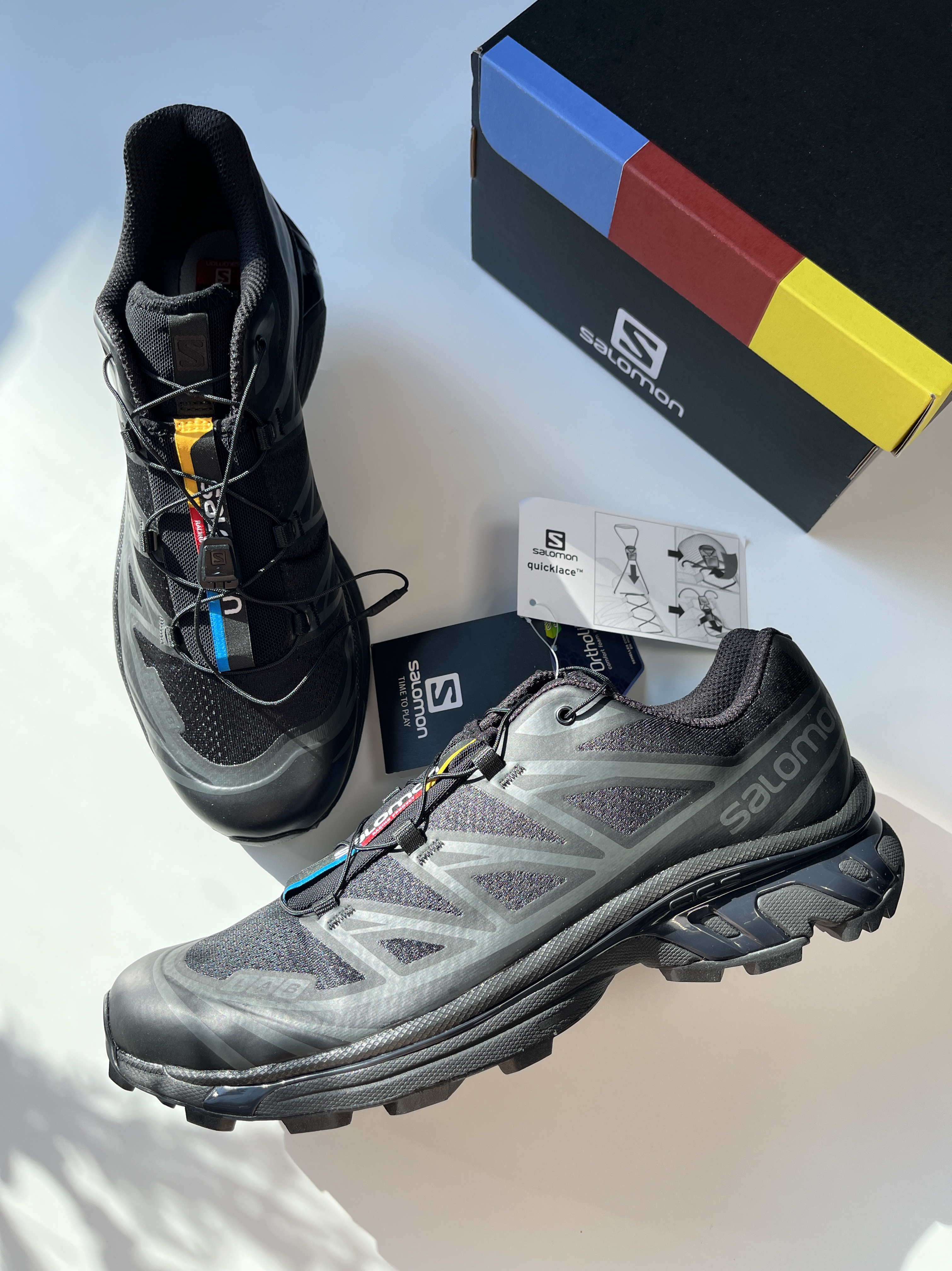 Salomon XT-6 ADV Black 착용 스타일