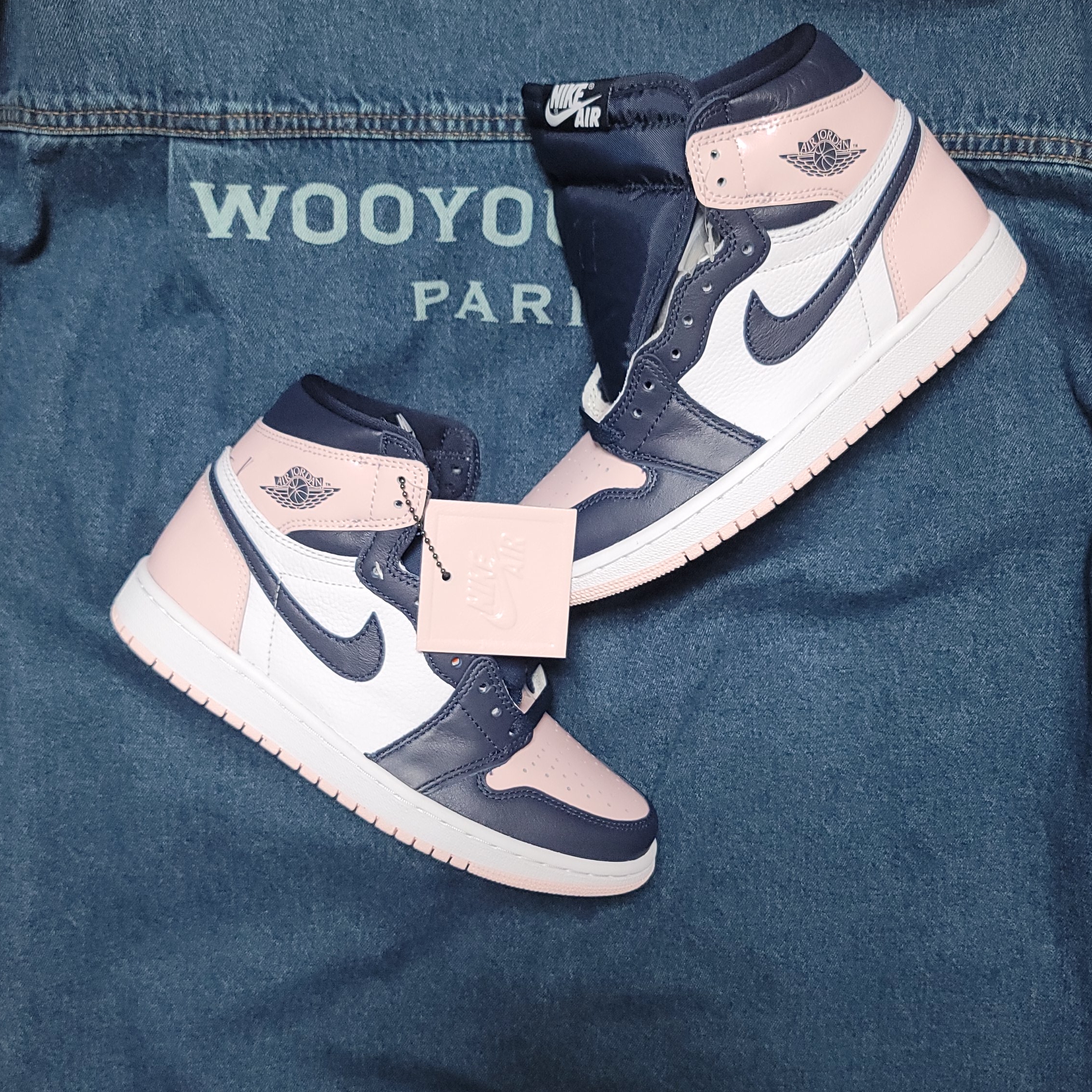 (W) Jordan 1 Retro High OG Atmosphere 착용 스타일
