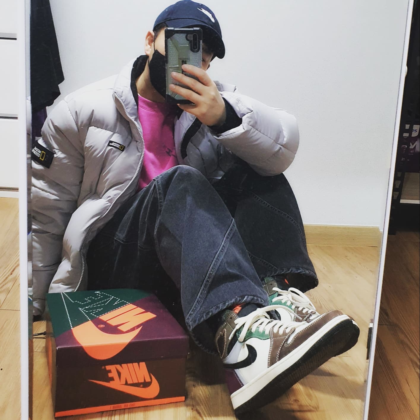 Jordan 1 Retro High OG Craft 착용 스타일 - 1