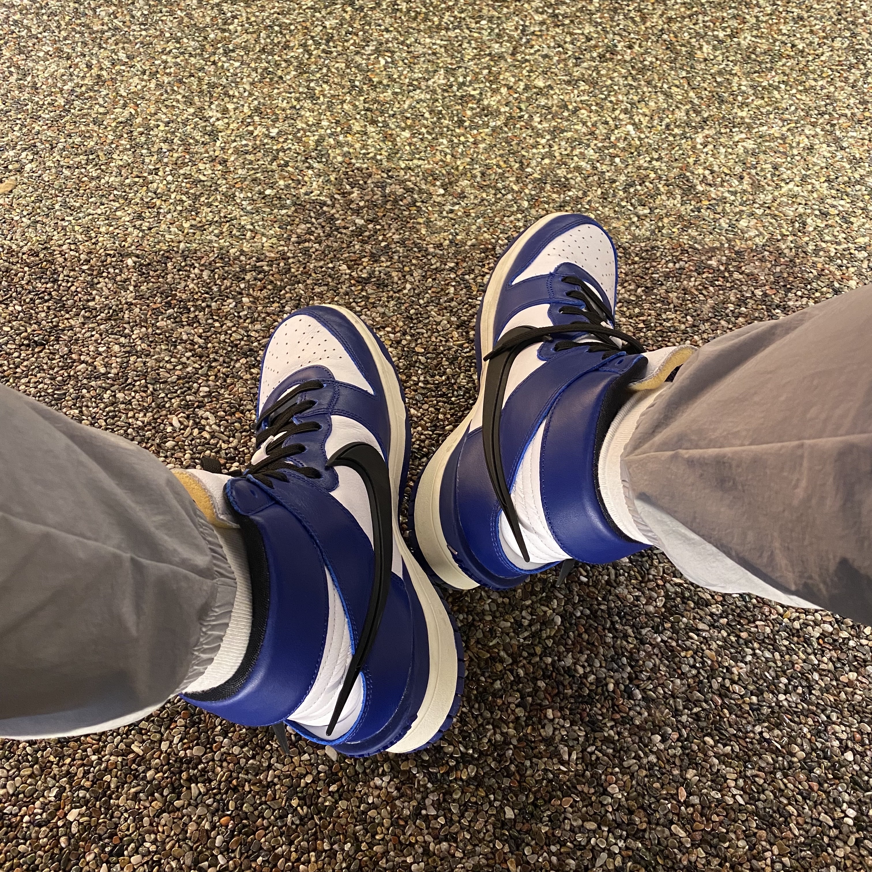 Nike x Ambush Dunk High Deep Royal Blue 착용 스타일
