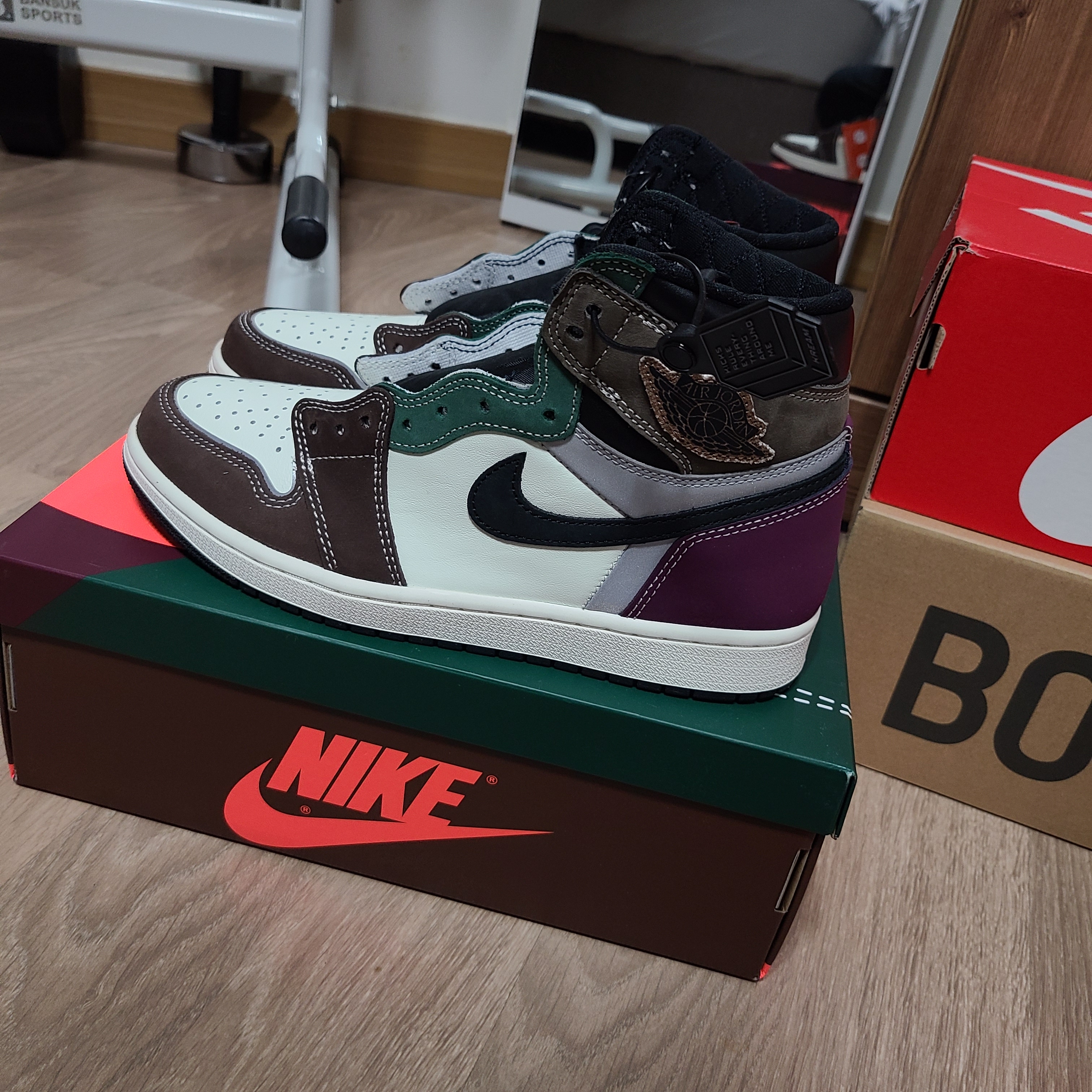Jordan 1 Retro High OG Craft 착용 스타일 - 3