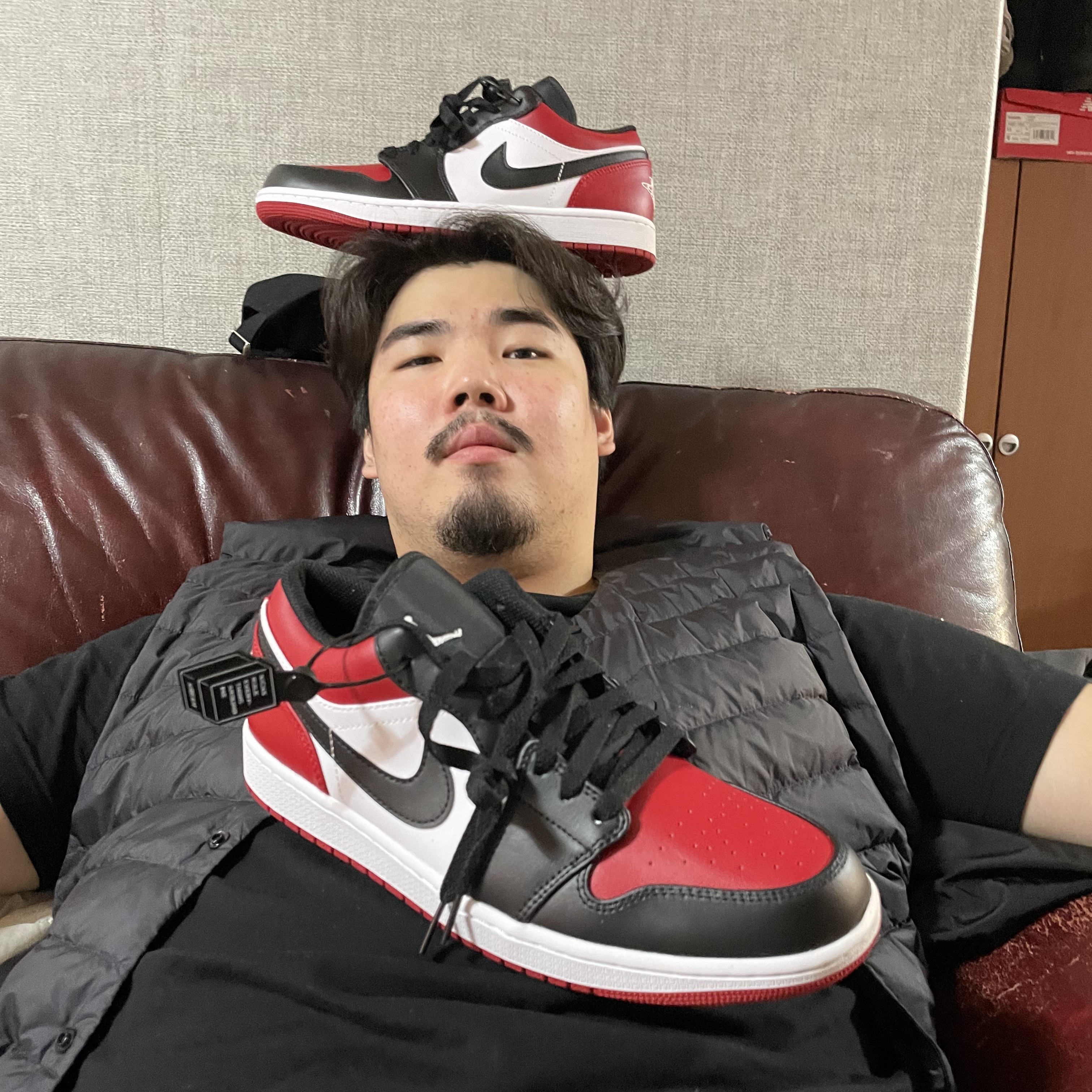Jordan 1 Low Bred Toe 착용 스타일