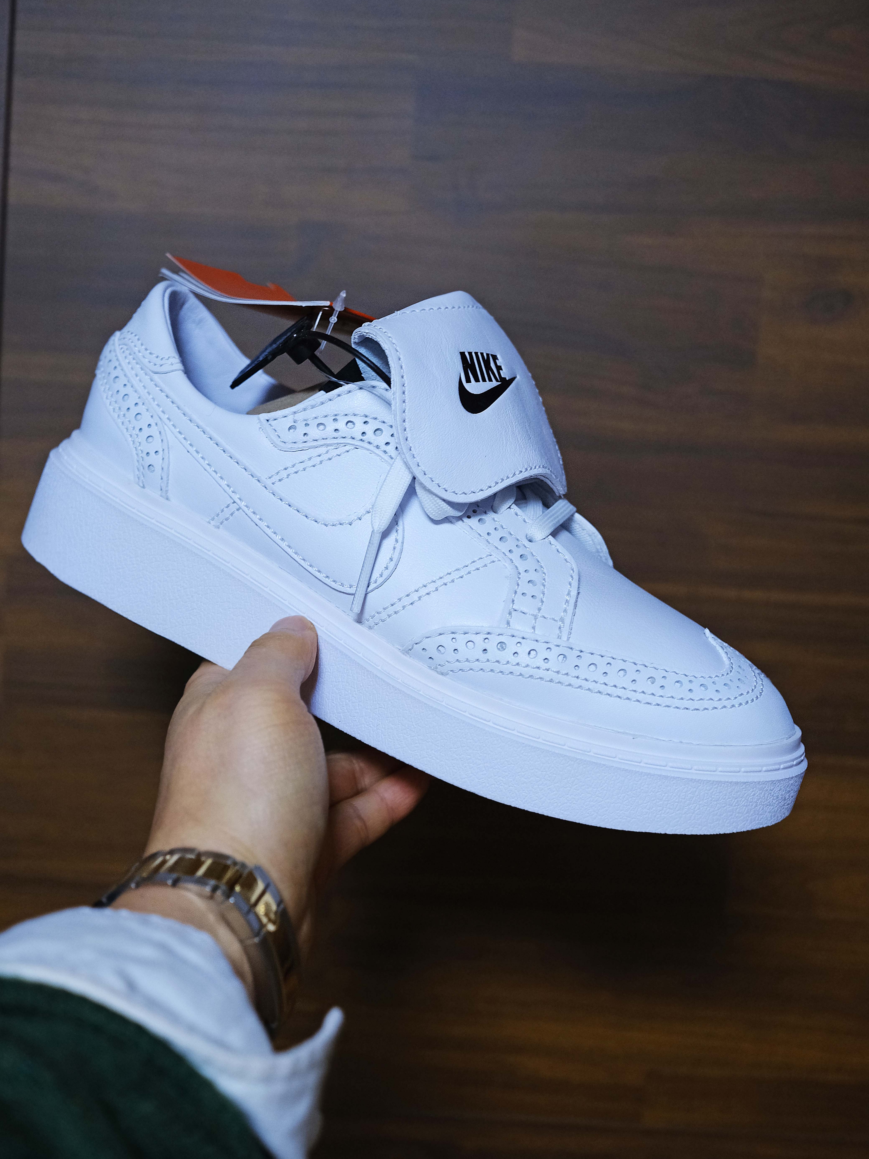 Nike x Peaceminusone Kwondo1 White 착용 스타일 - 2