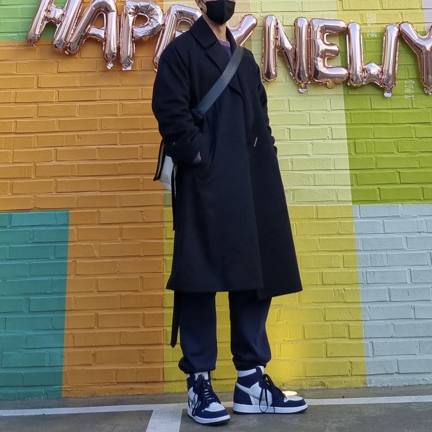 Jordan 1 Retro High OG CO.JP Midnight Navy 착용 스타일