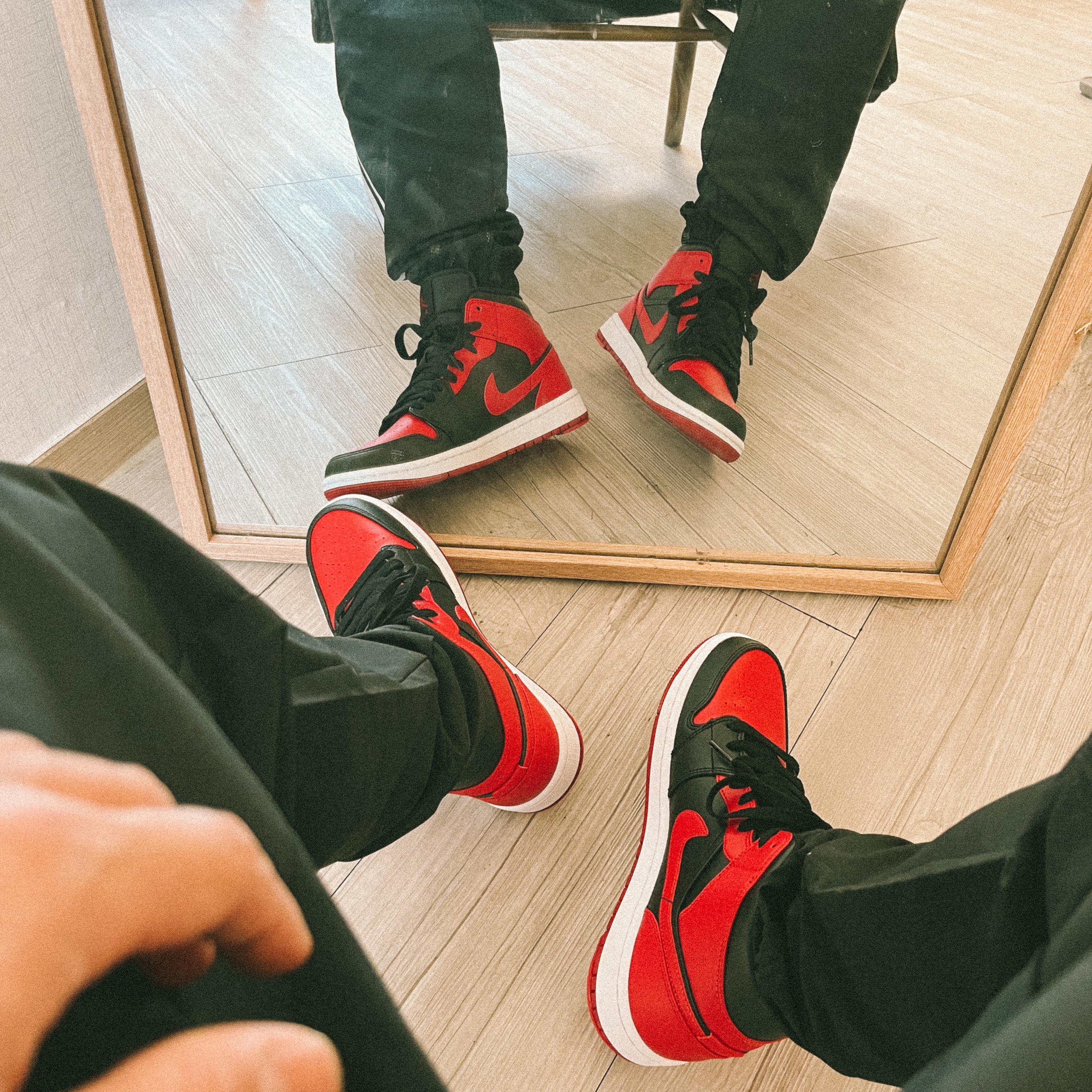 Jordan 1 Mid Bred Banned 2020 착용 스타일
