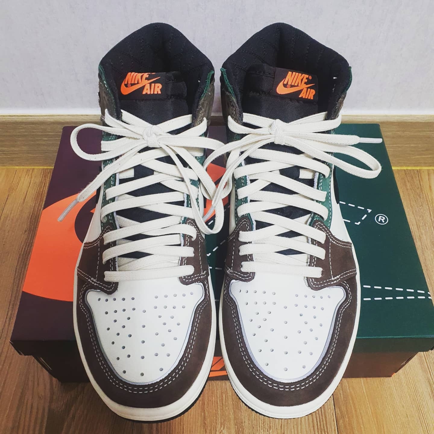 Jordan 1 Retro High OG Craft 착용 스타일 - 4