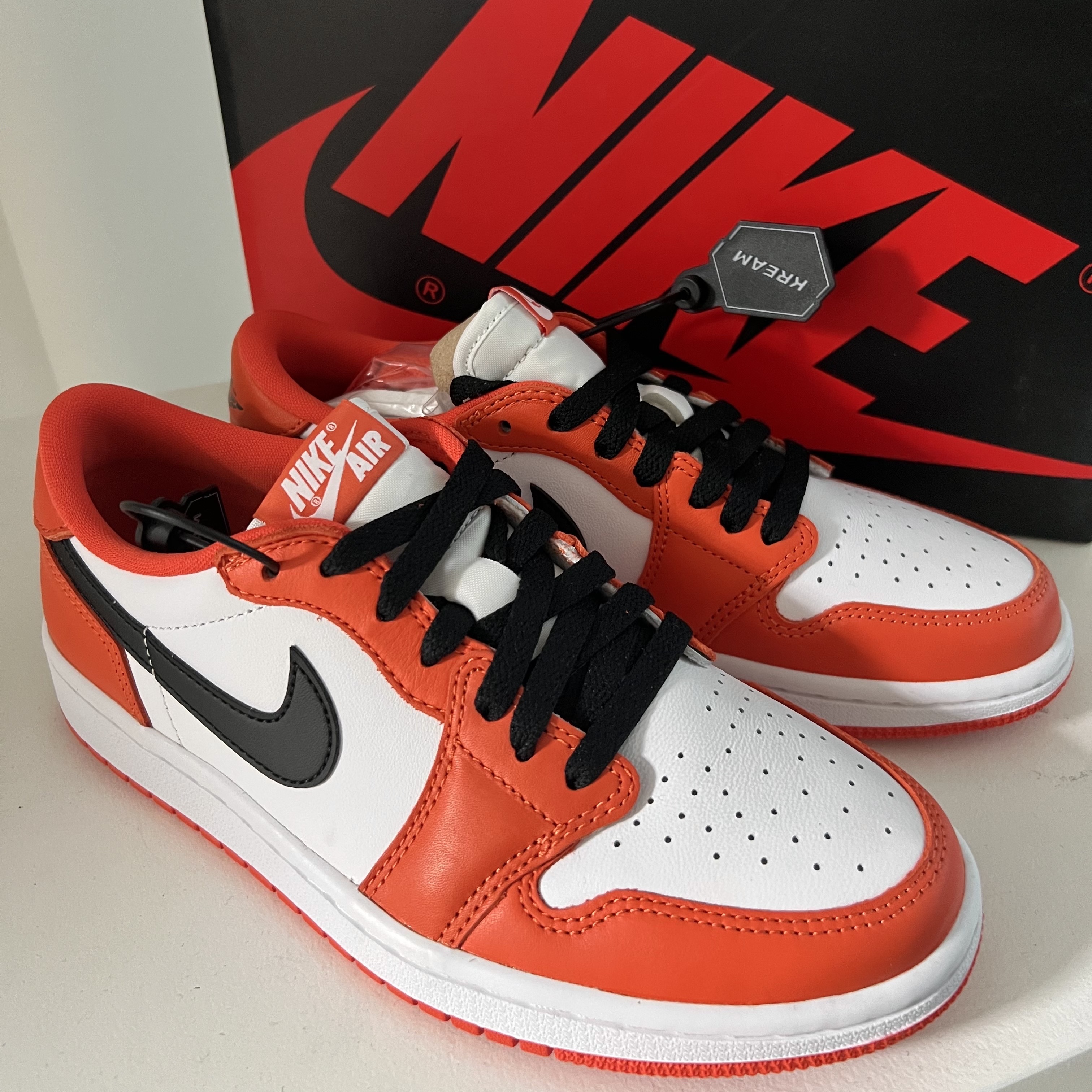 (W) Jordan 1 Low OG Starfish 착용 스타일 - 2