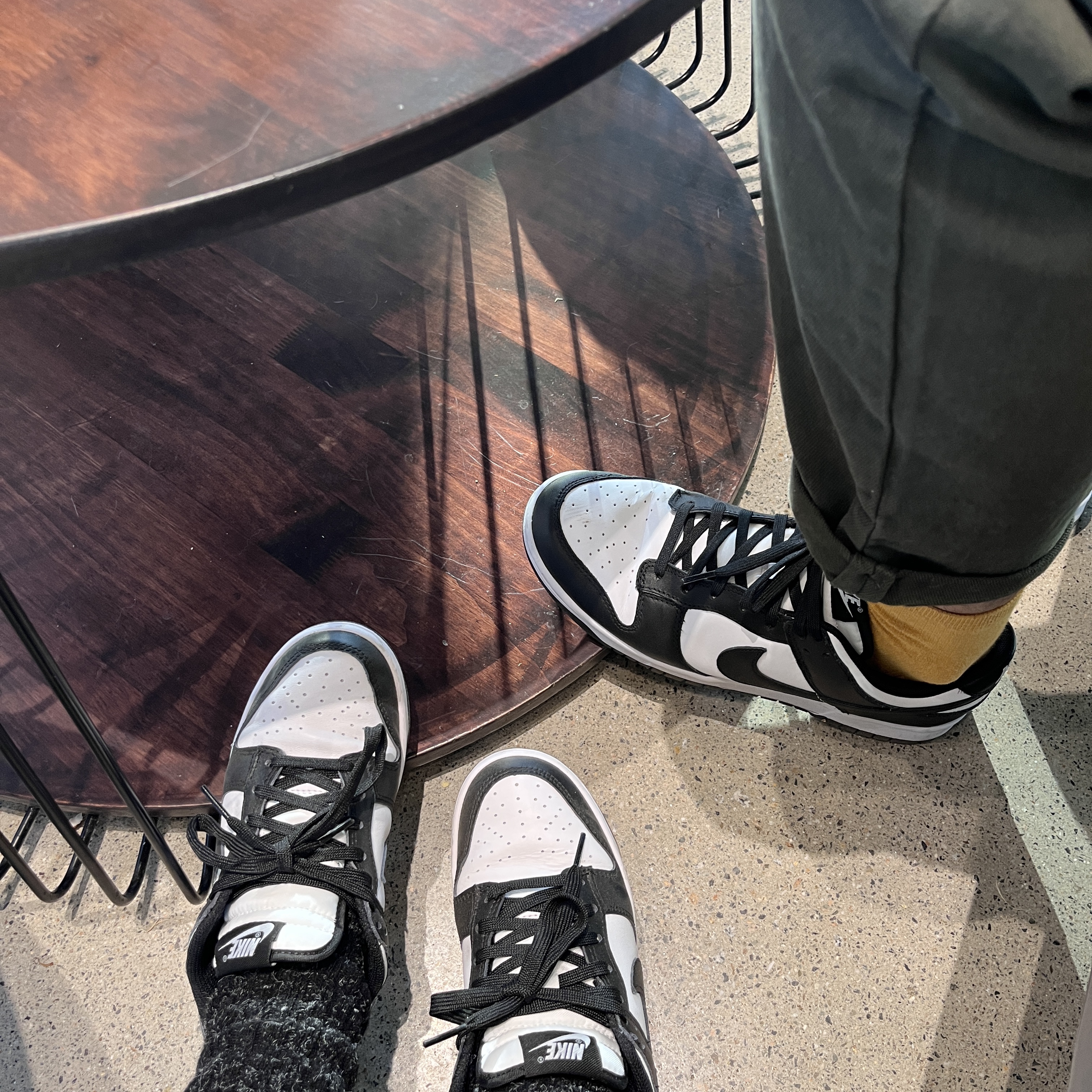 Nike Dunk Low Retro Black, (W) Nike Dunk Low Black 착용 스타일 - 2