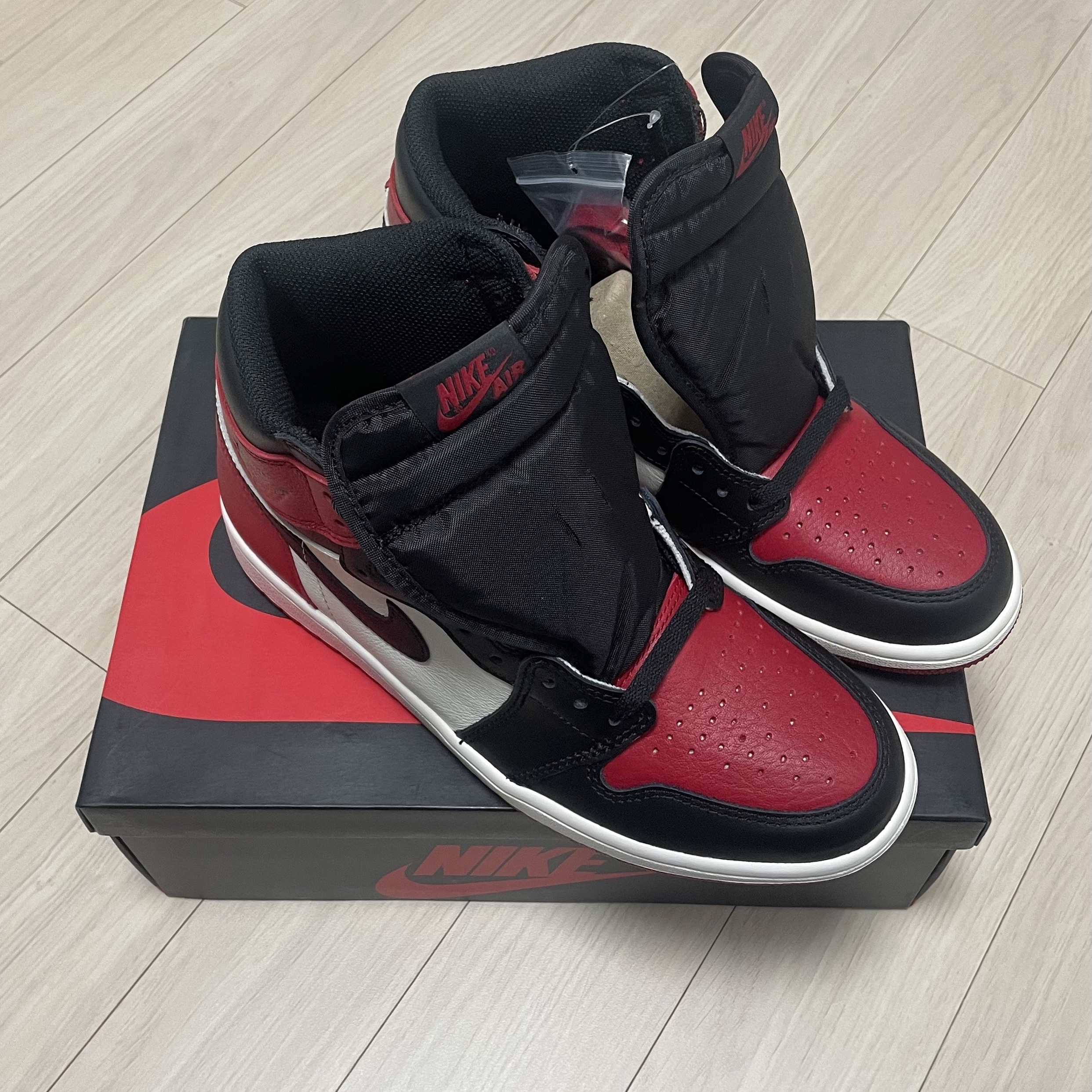 Jordan 1 Retro High OG Bred Toe 착용 스타일