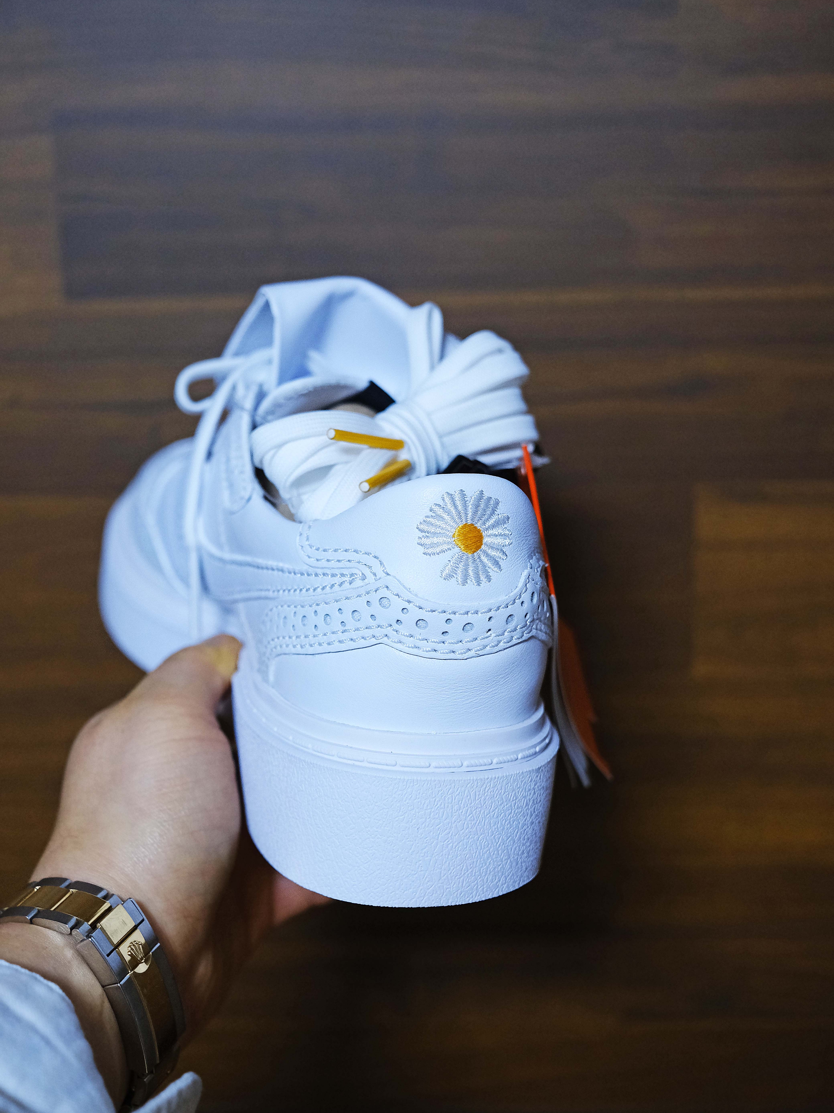 Nike x Peaceminusone Kwondo1 White 착용 스타일 - 3