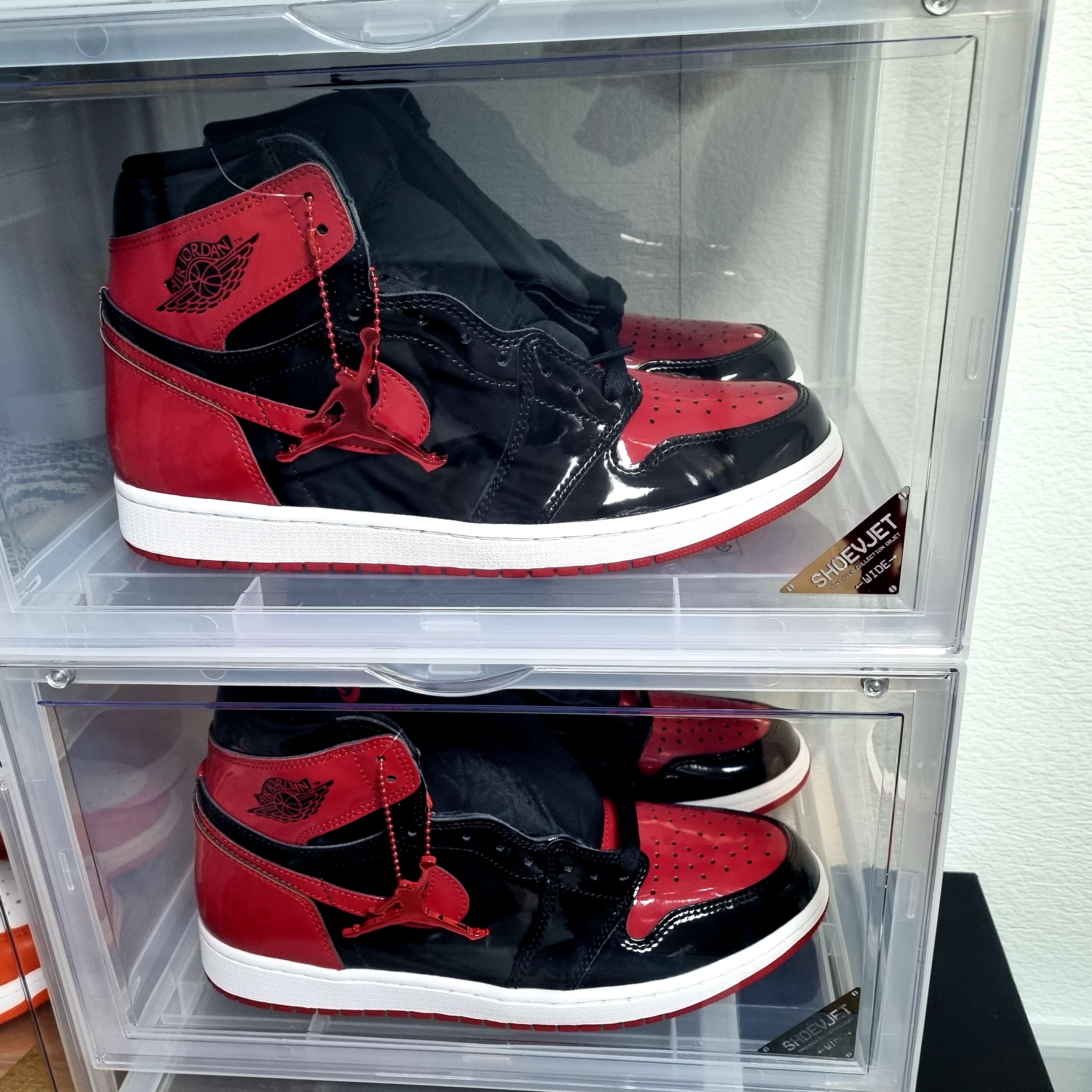 Jordan 1 Retro High OG Patent Bred 착용 스타일