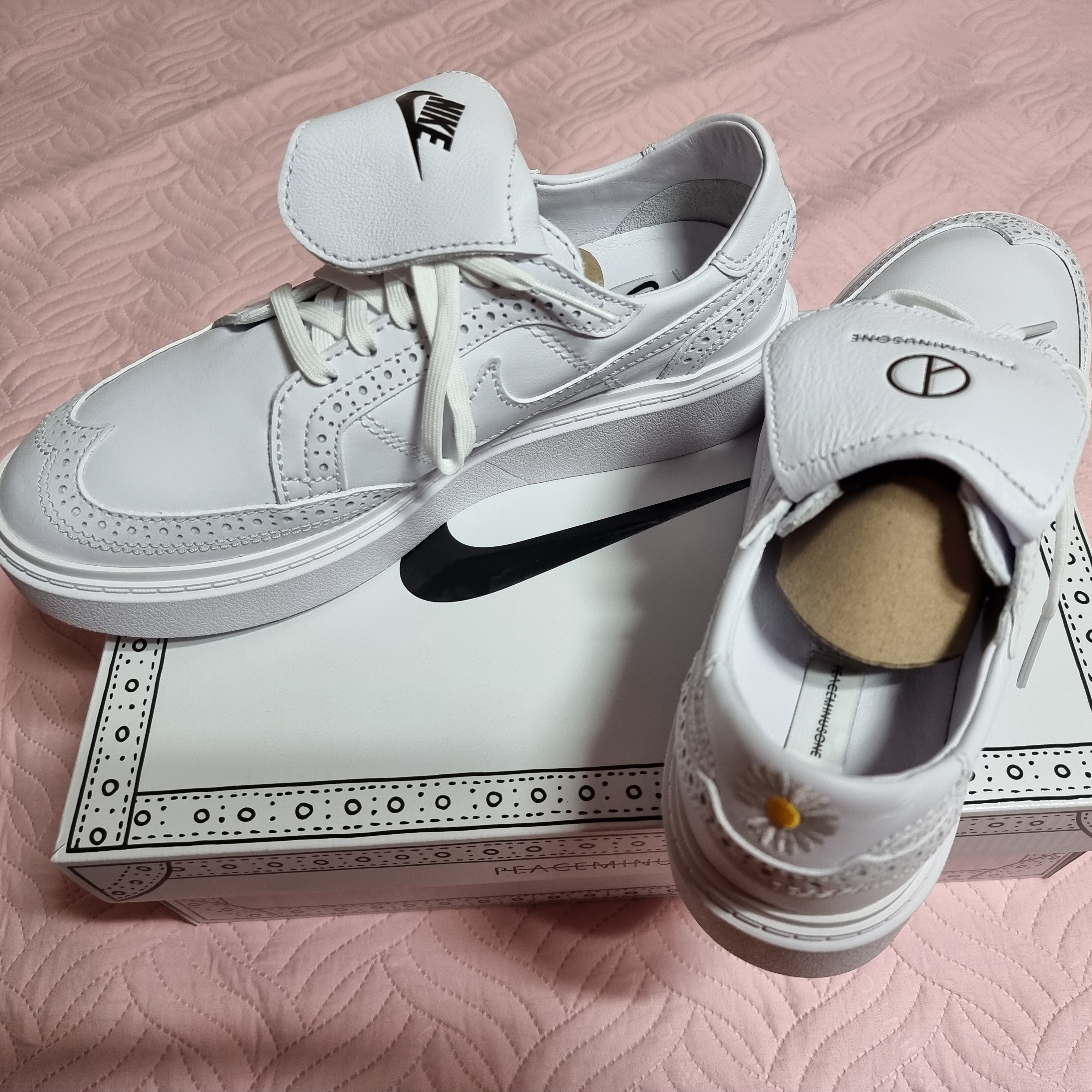 Nike x Peaceminusone Kwondo1 White 착용 스타일
