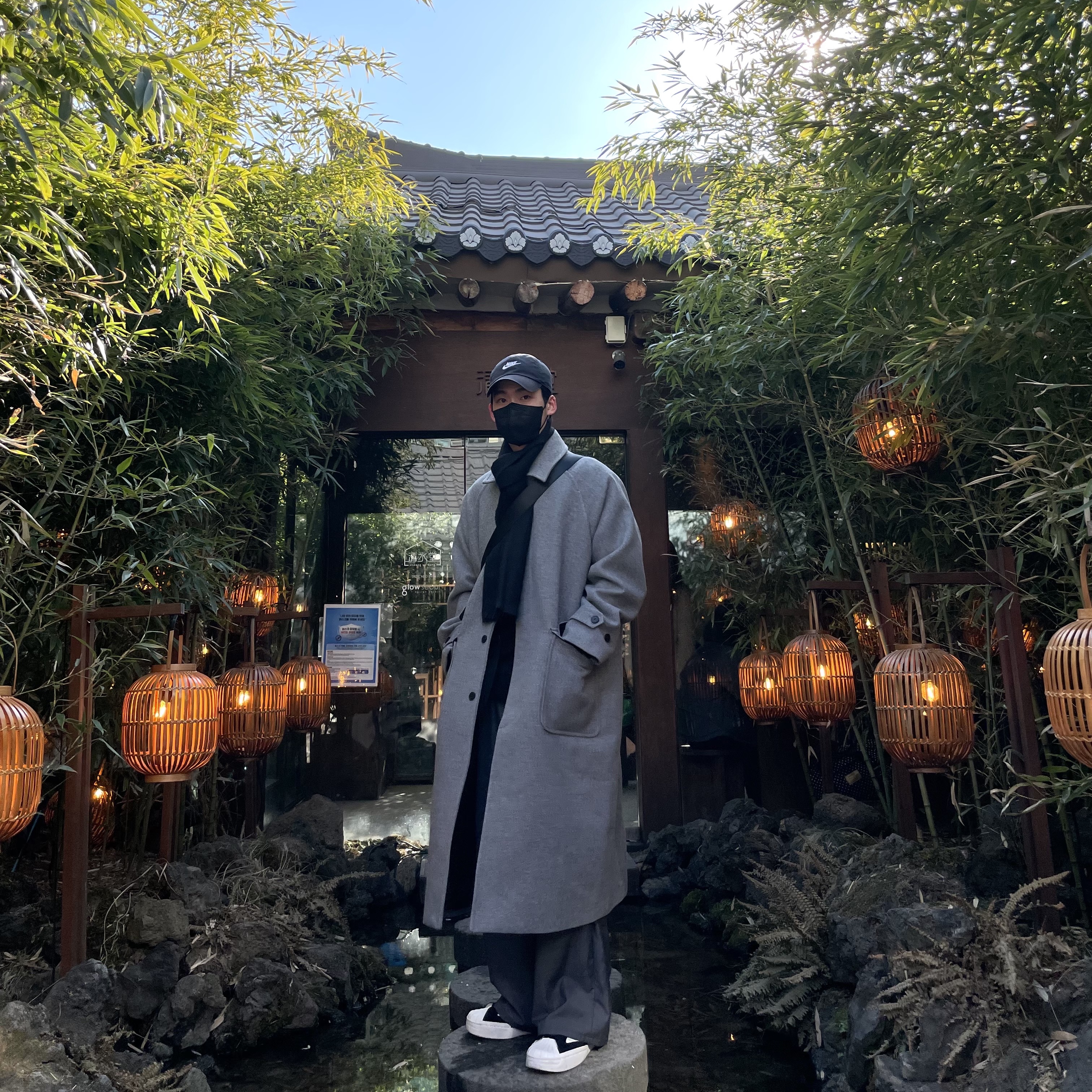 Y-3 Yohji Star White 착용 스타일