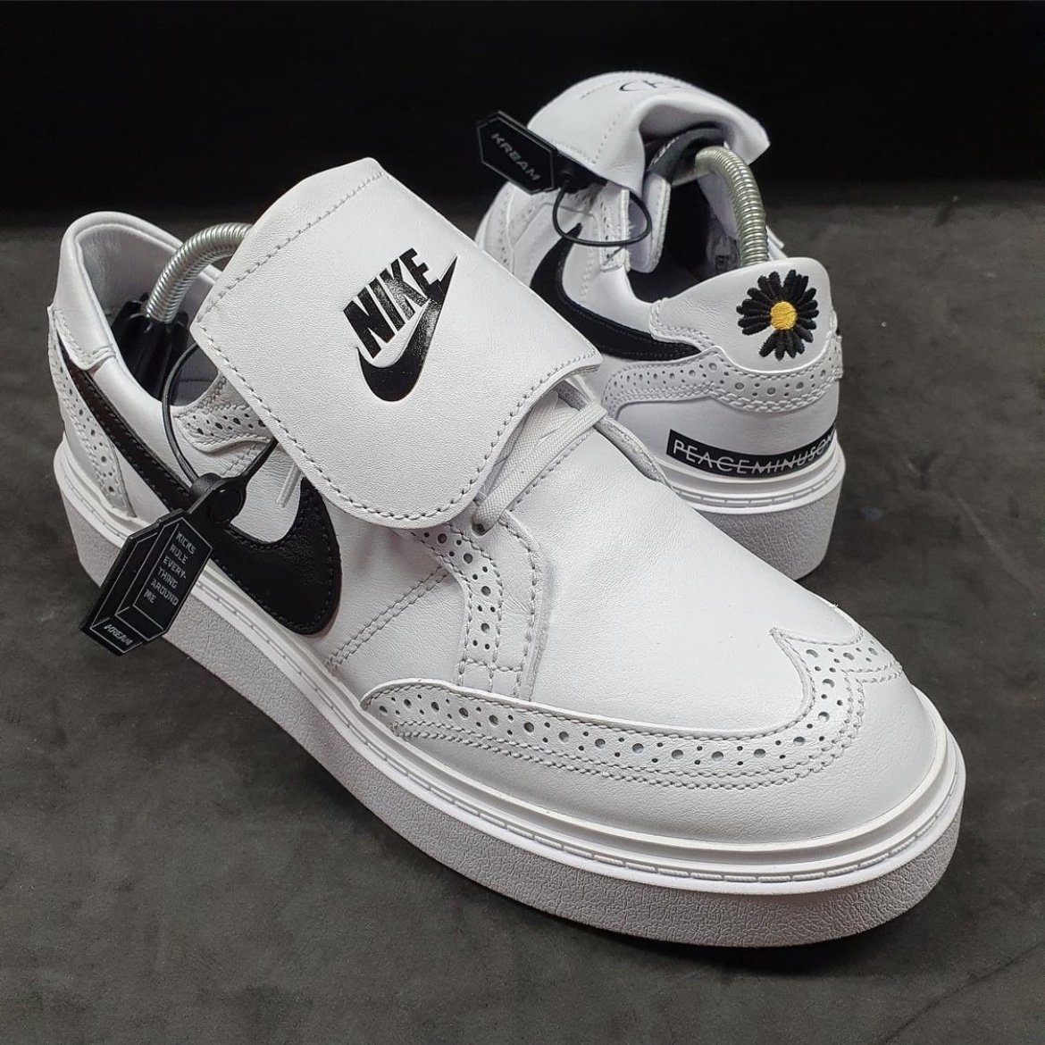 Nike x Peaceminusone Kwondo1 White 착용 스타일 - 1