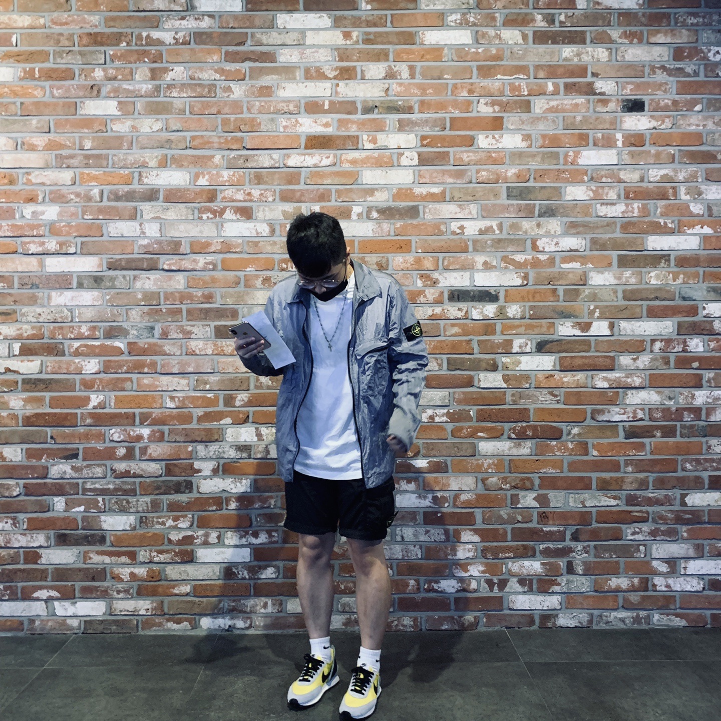 Nike x Undercover Daybreak Bright Citron 착용 스타일