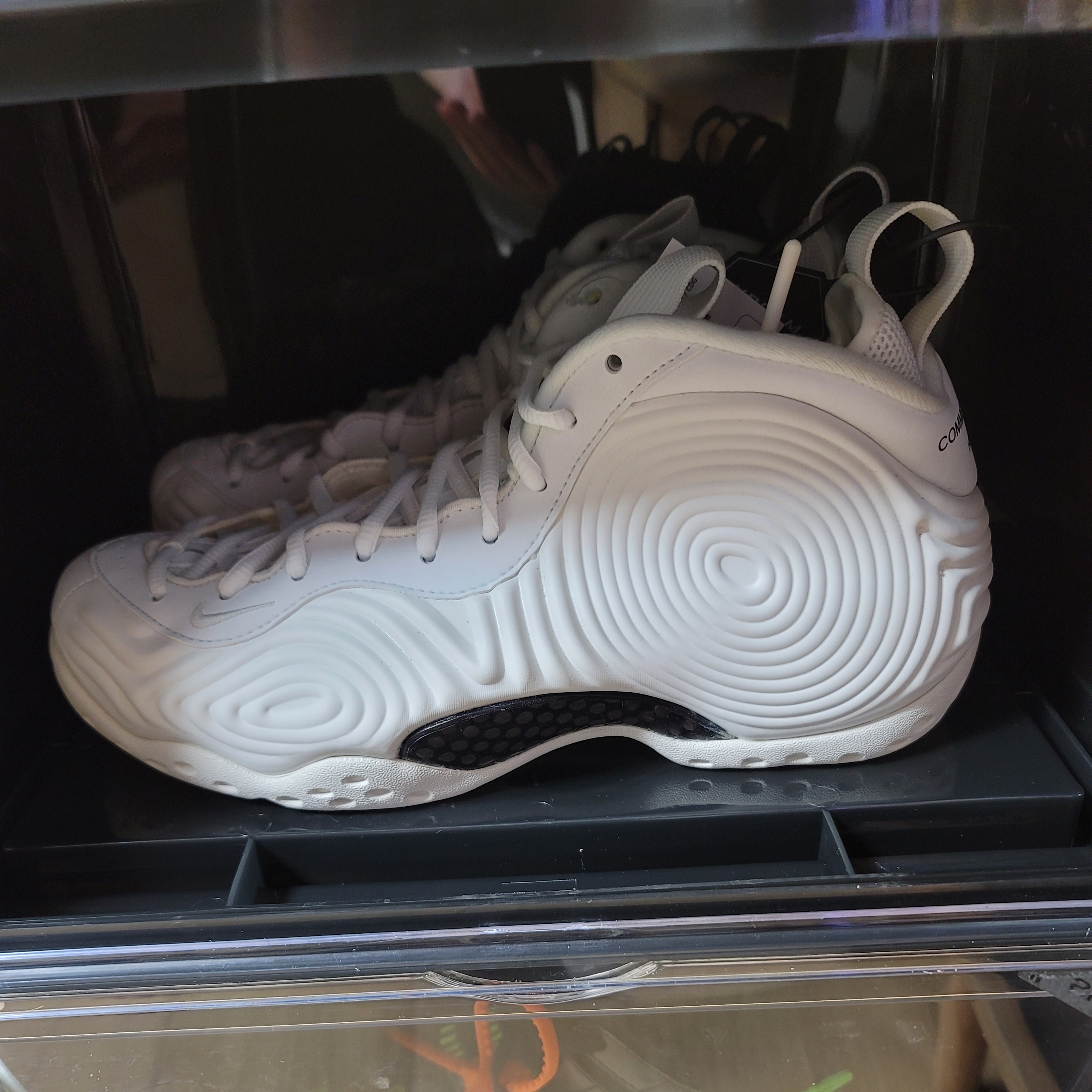 Nike x Comme des Garcons Homme Plus Air Foamposite One White 착용 스타일