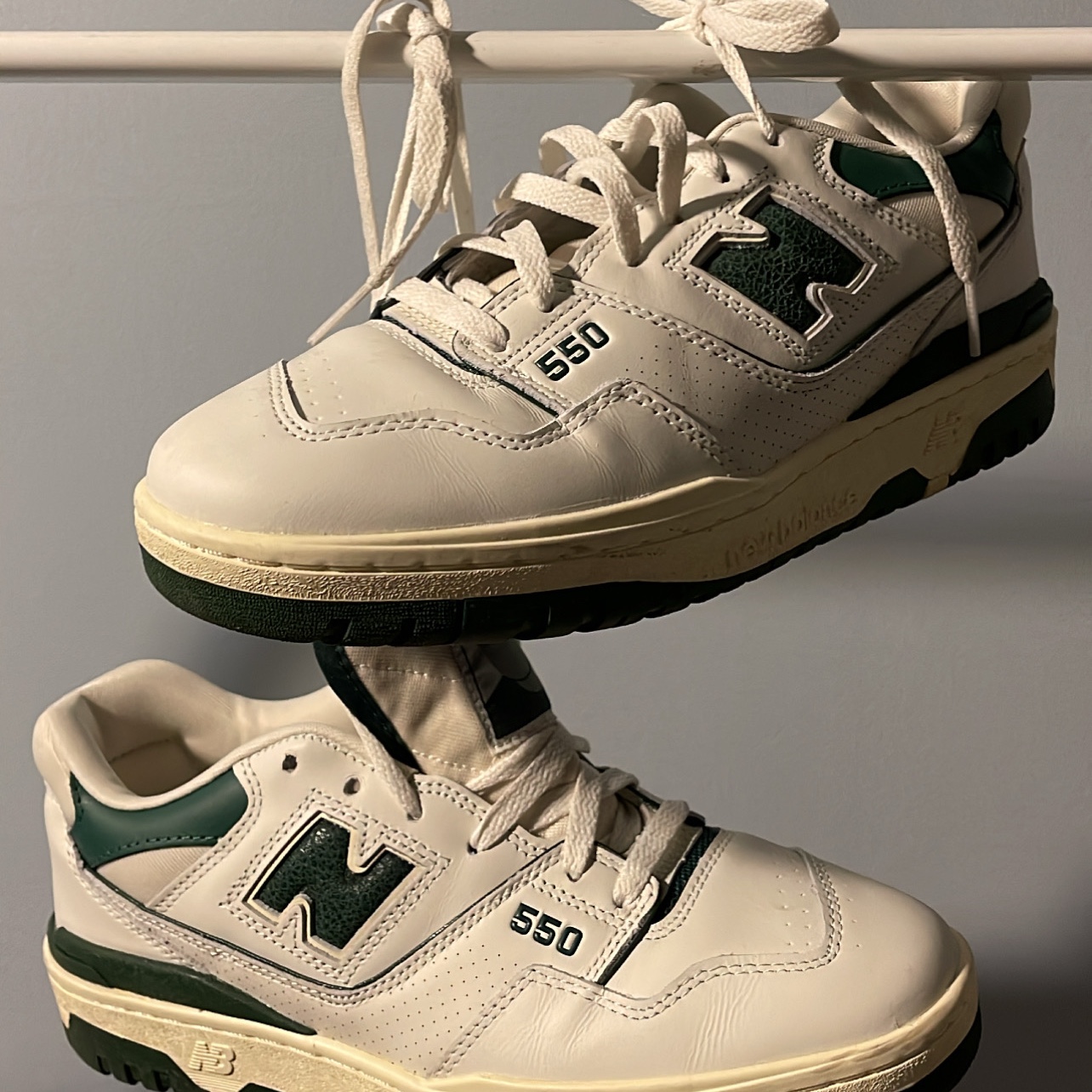New Balance x Aime Leon Dore 550 Botanical Green 착용 스타일