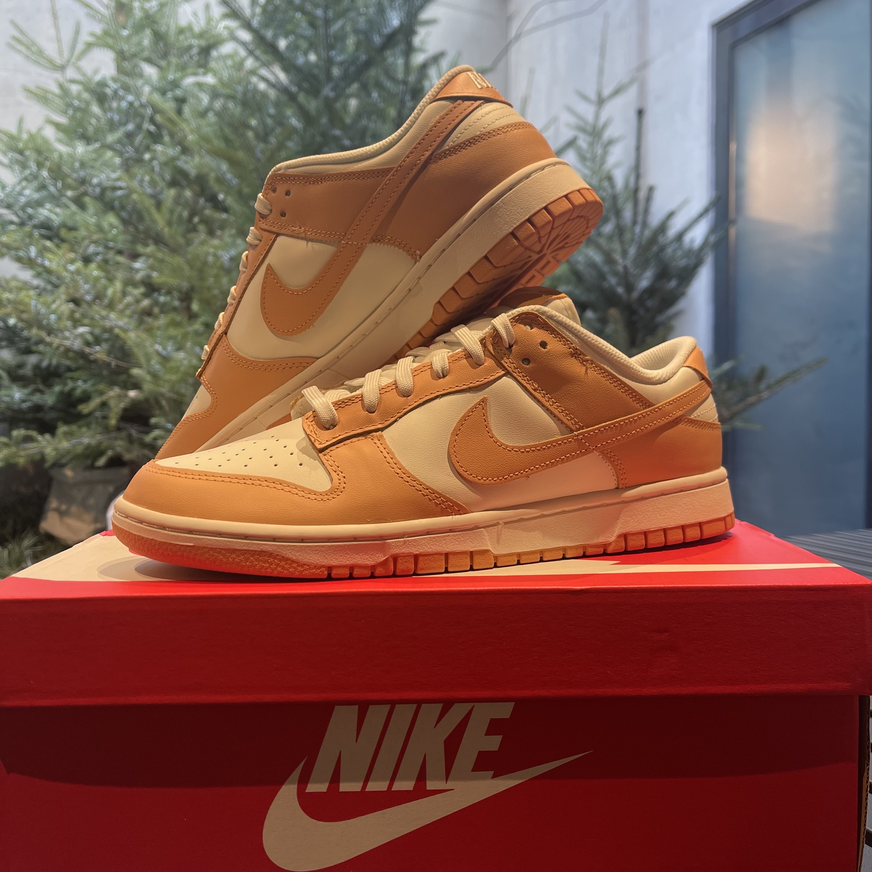 (W) Nike Dunk Low Harvest Moon 착용 스타일