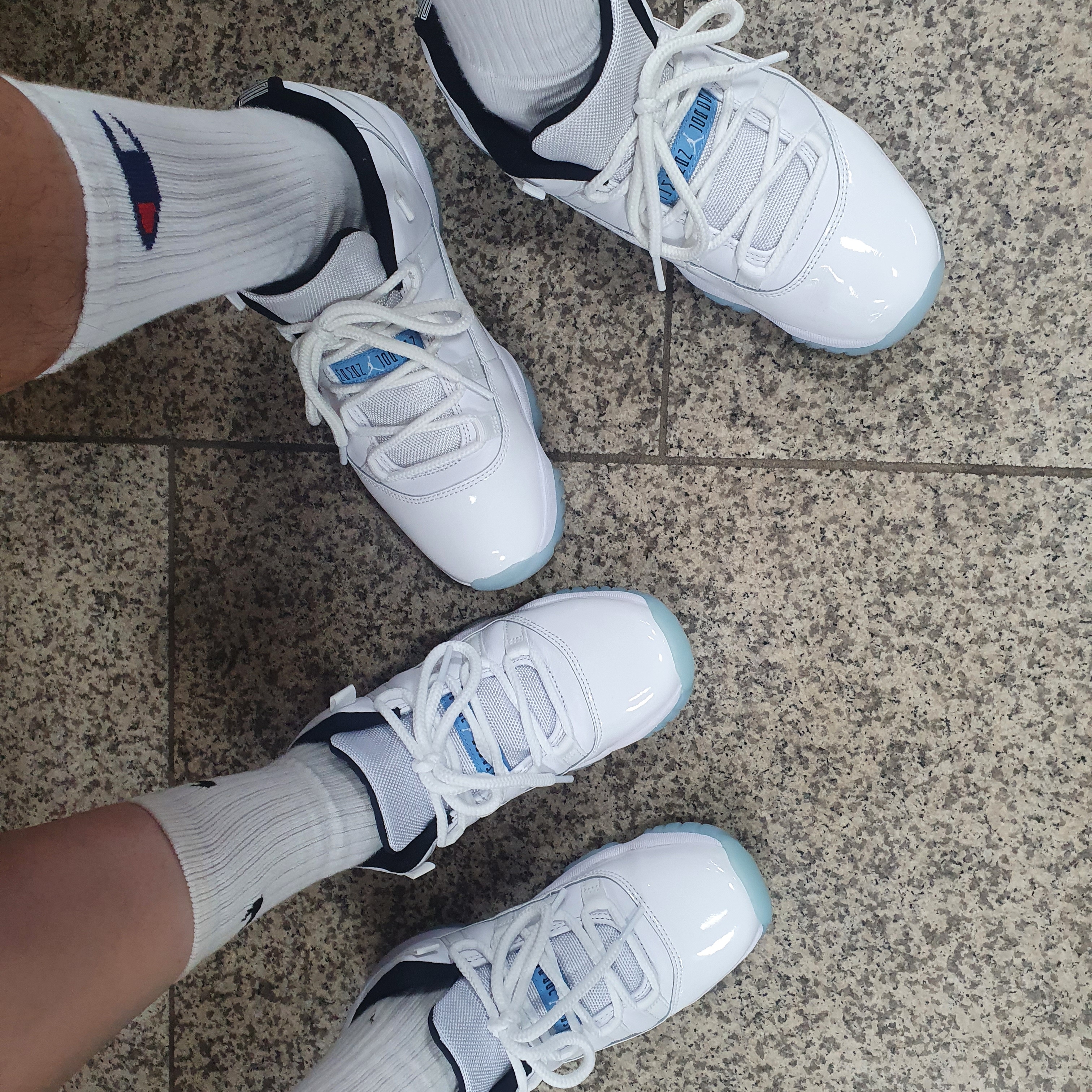 (GS) Jordan 11 Retro Low Legend Blue, Jordan 11 Retro Low Legend Blue 착용 스타일