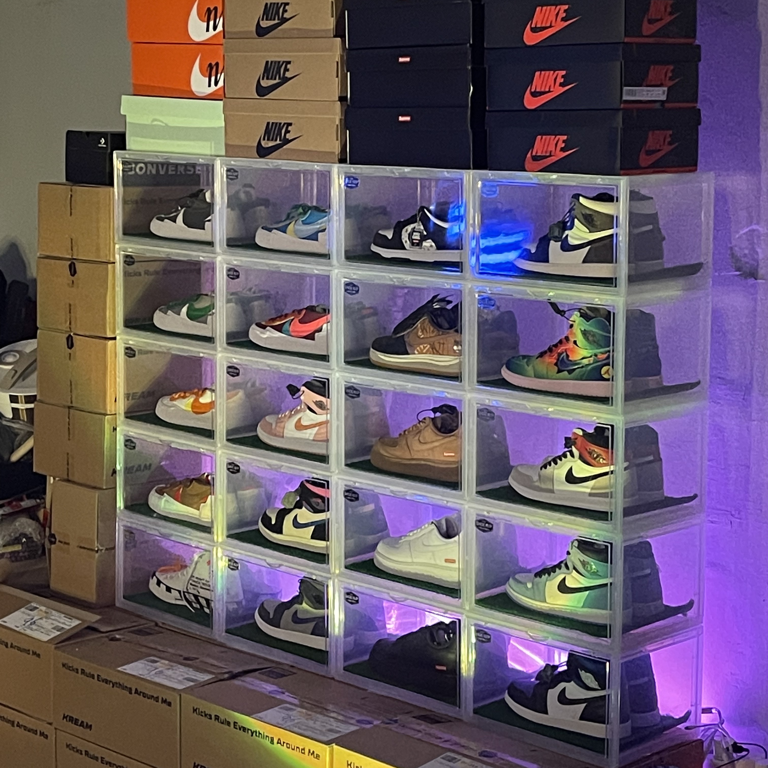Nike x Sacai Blazer Low Iron Grey, Nike x Sacai Blazer Low Classic Green 착용 스타일