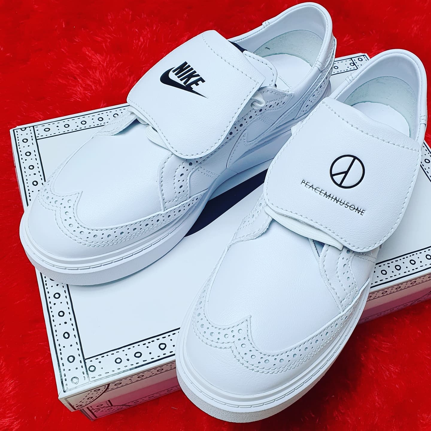 Nike x Peaceminusone Kwondo1 White 착용 스타일 - 3