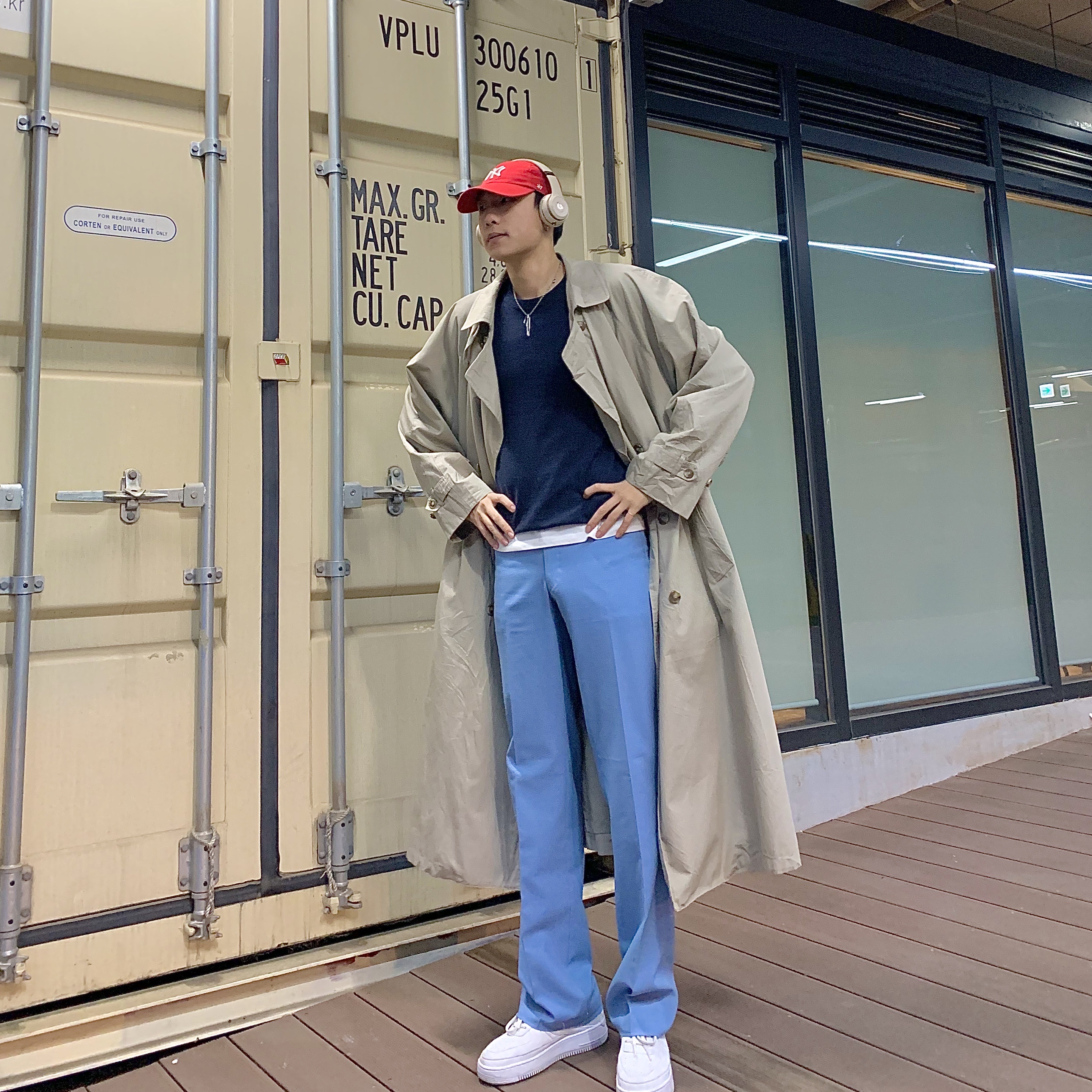 (W) Nike Air Force 1 Jester XX Off White 착용 스타일
