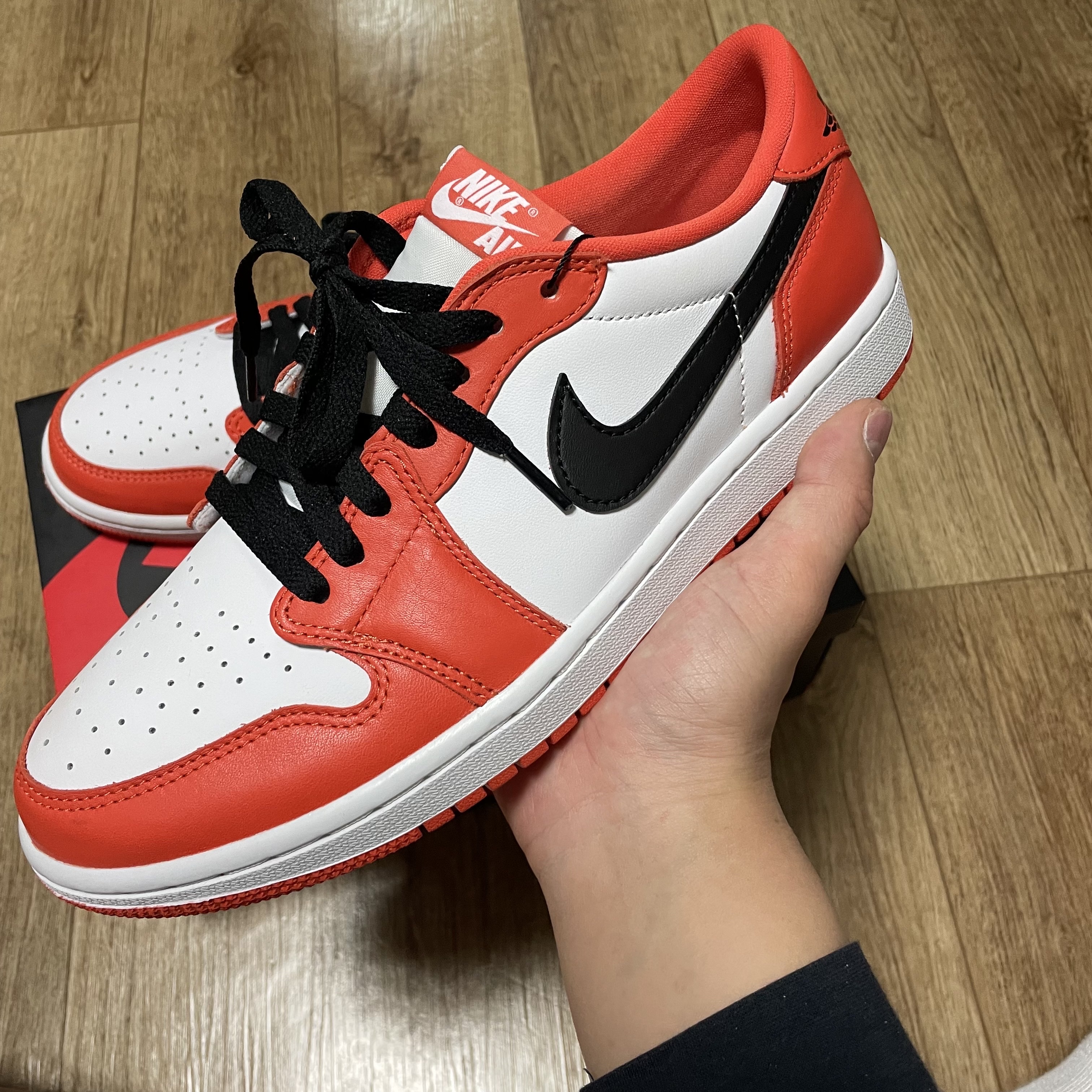 Jordan 1 Low OG Starfish, (W) Jordan 1 Low OG Starfish 착용 스타일 - 2