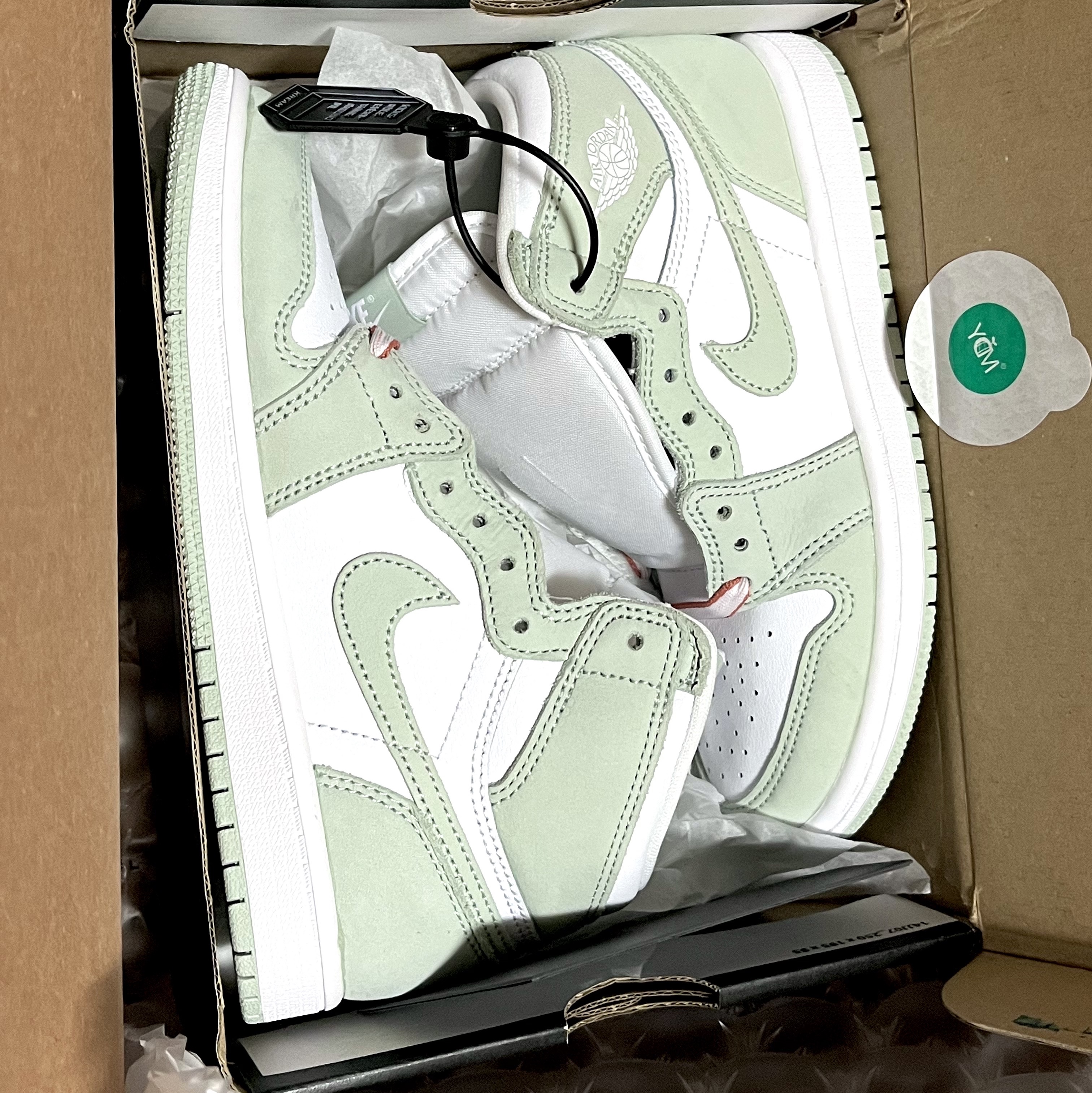 (W) Jordan 1 Retro High OG Seafoam, (PS) Jordan 1 Retro High OG Seafoam 착용 스타일
