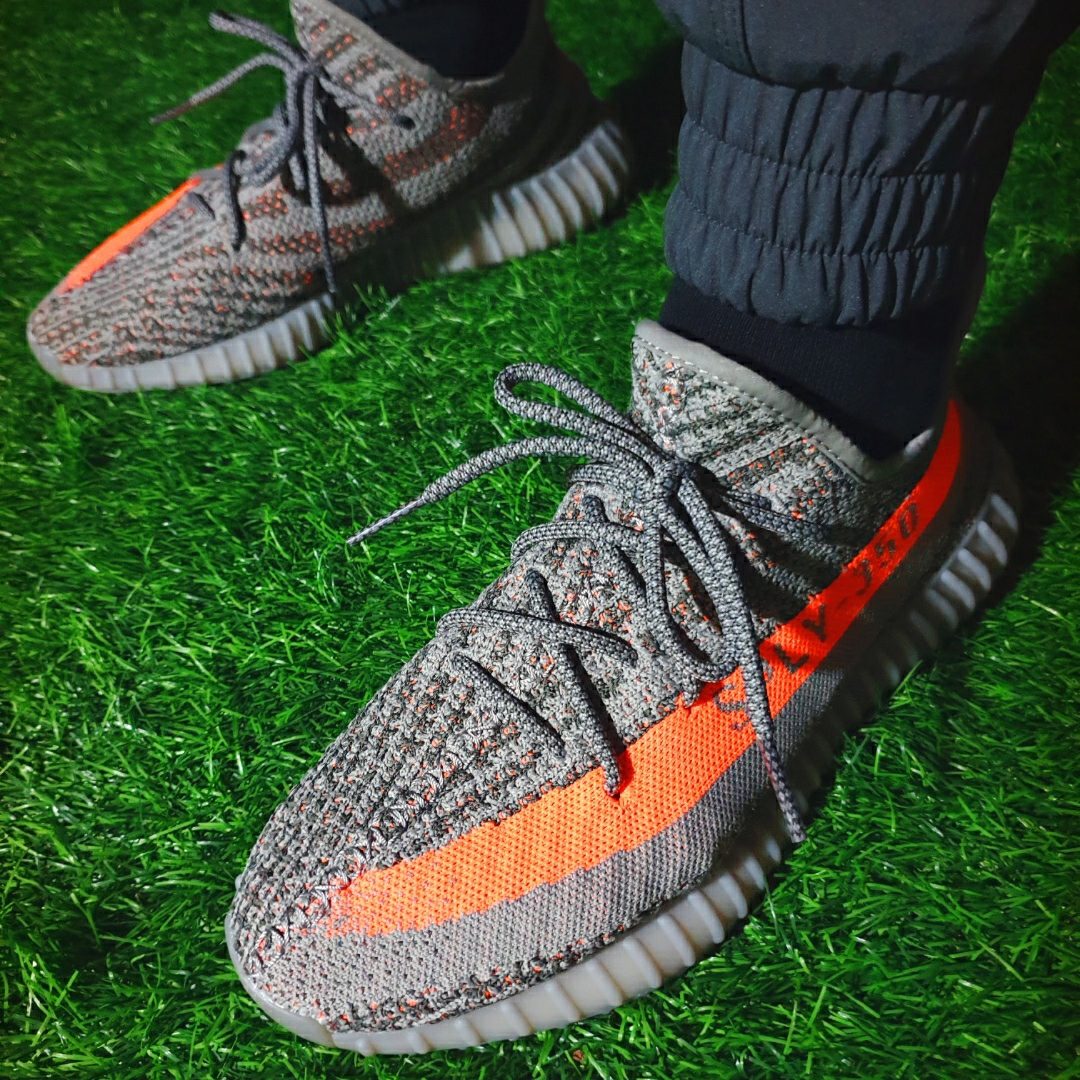 Adidas Yeezy Boost 350 V2 Beluga - Reflective 착용 스타일 - 4