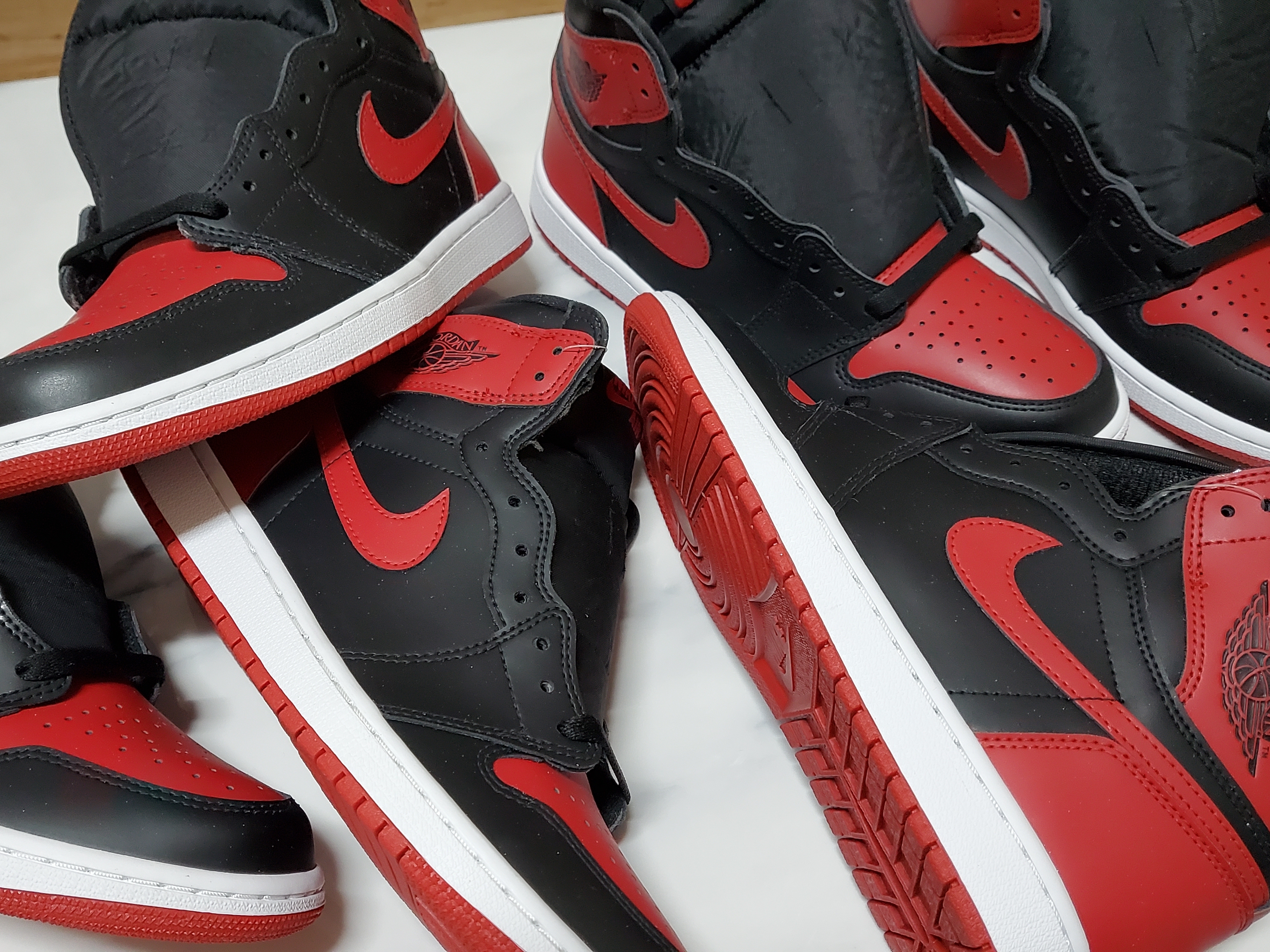 Jordan 1 Retro High OG Patent Bred 착용 스타일