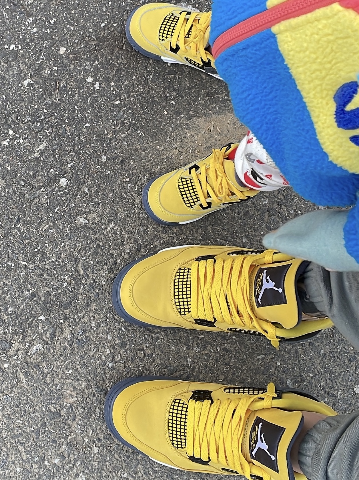 Jordan 4 Retro Tour Yellow, (TD) Jordan 4 Retro Tour Yellow 착용 스타일