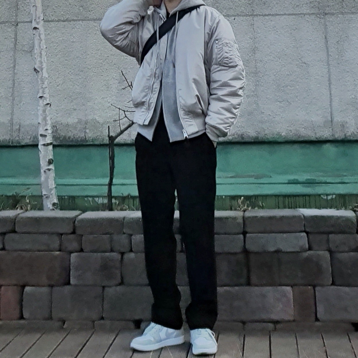 (W) Jordan 1 Retro High OG Seafoam 착용 스타일