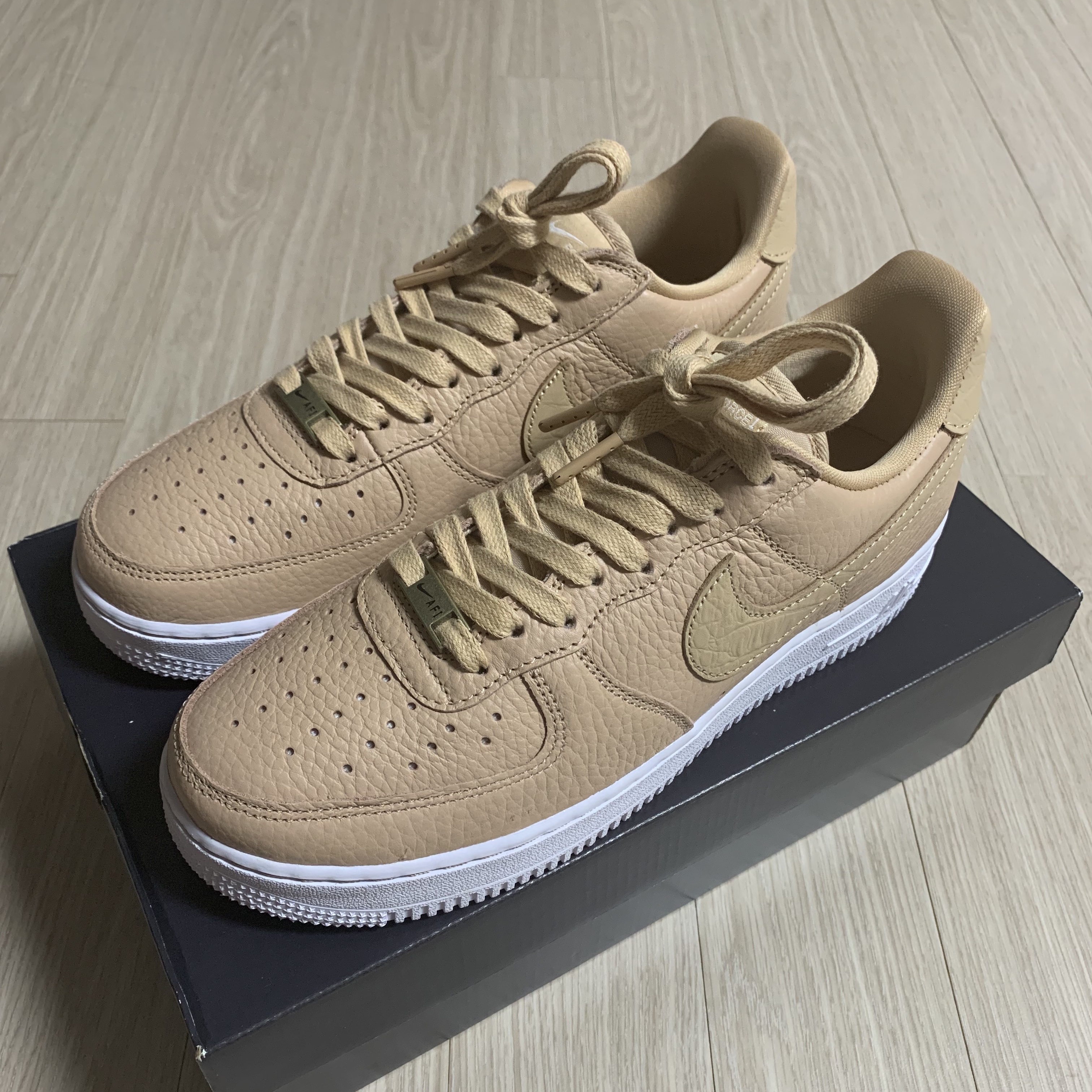 Nike Air Force 1 '07 Craft Vachetta Tan 착용 스타일 - 1