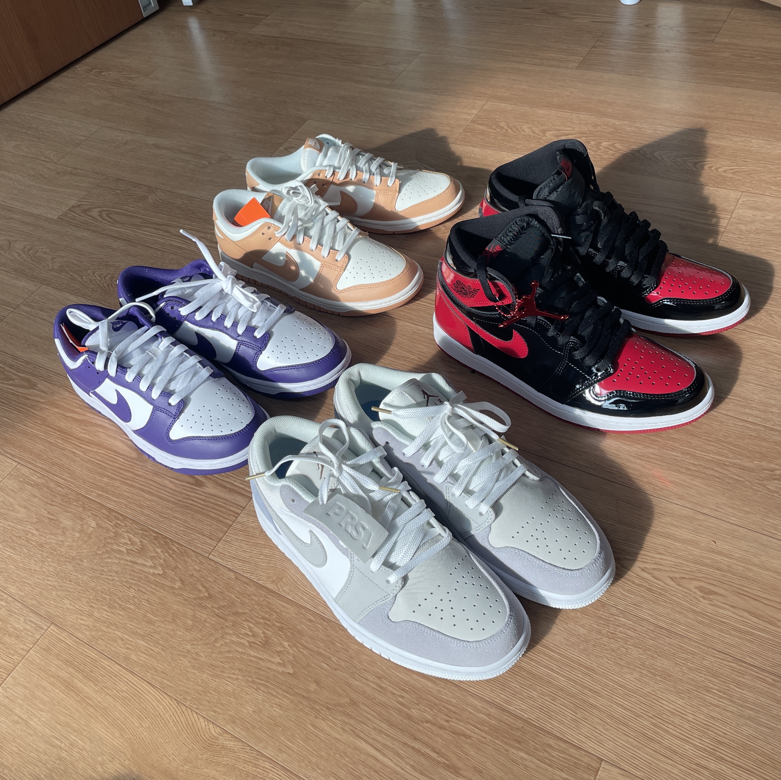Jordan 1 Low Paris, Jordan 1 Retro High OG Patent Bred 착용 스타일 - 2
