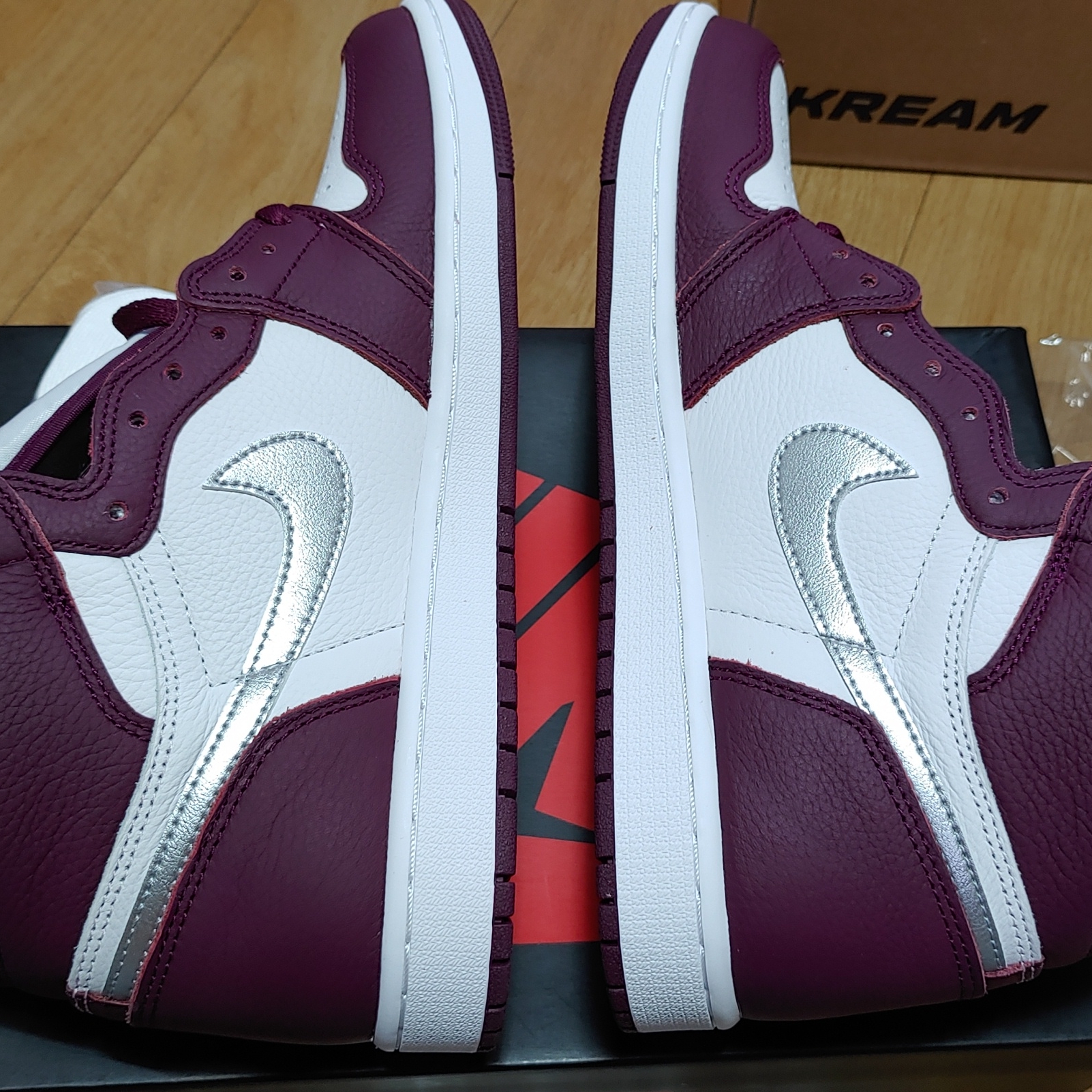 Jordan 1 Retro High OG Bordeaux, Jordan 1 Retro High OG Craft 착용 스타일 - 2