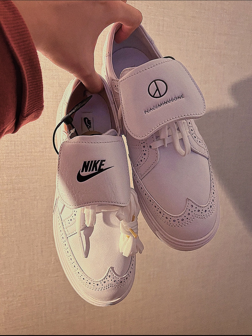 Nike x Peaceminusone Kwondo1 White 착용 스타일 - 2