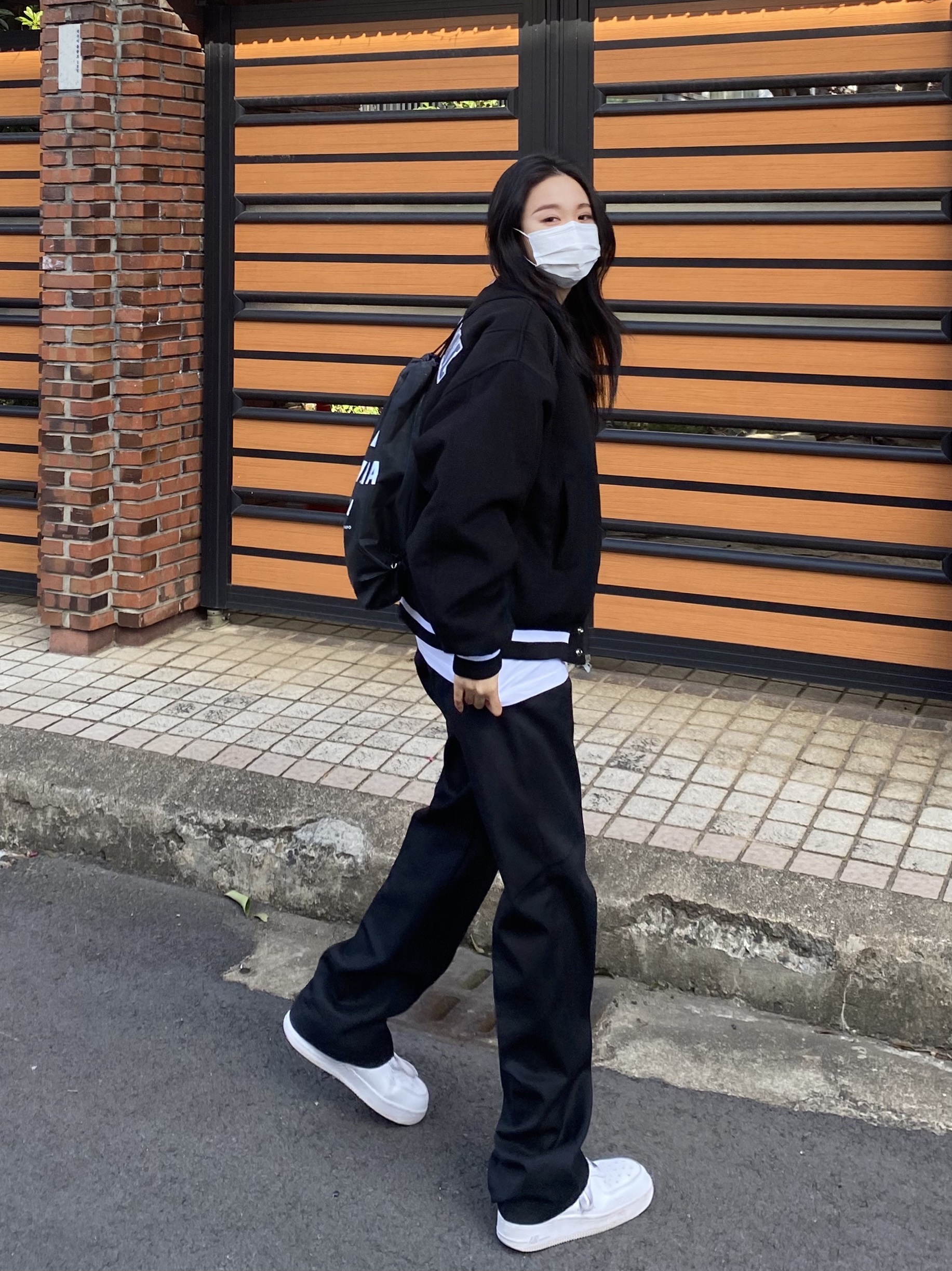 Nike Air Force 1 '07 Low White 착용 스타일