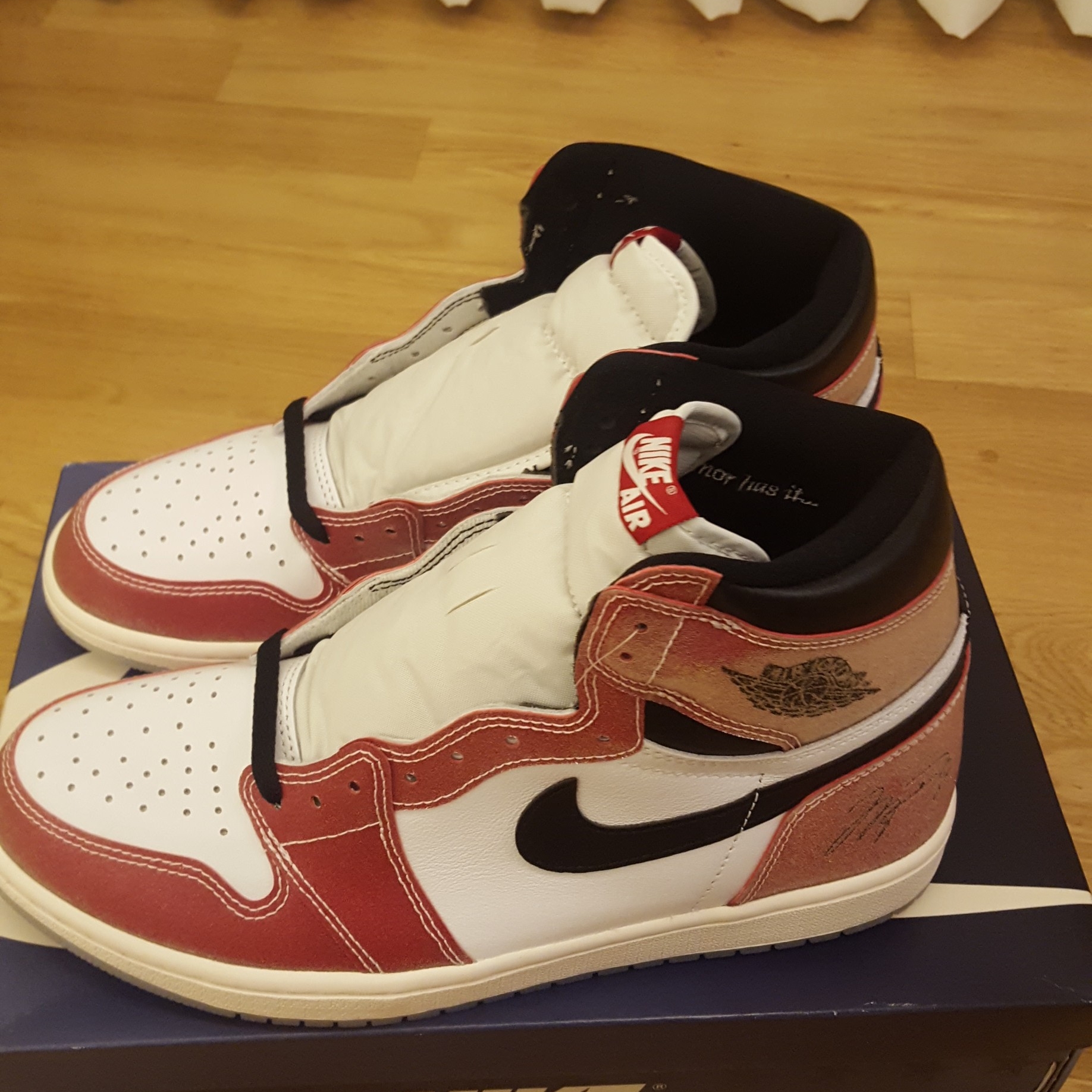 Jordan 1 x Trophy Room Retro High OG SP Chicago, Nike SB Dunk Low Pro Chicago 착용 스타일 - 2