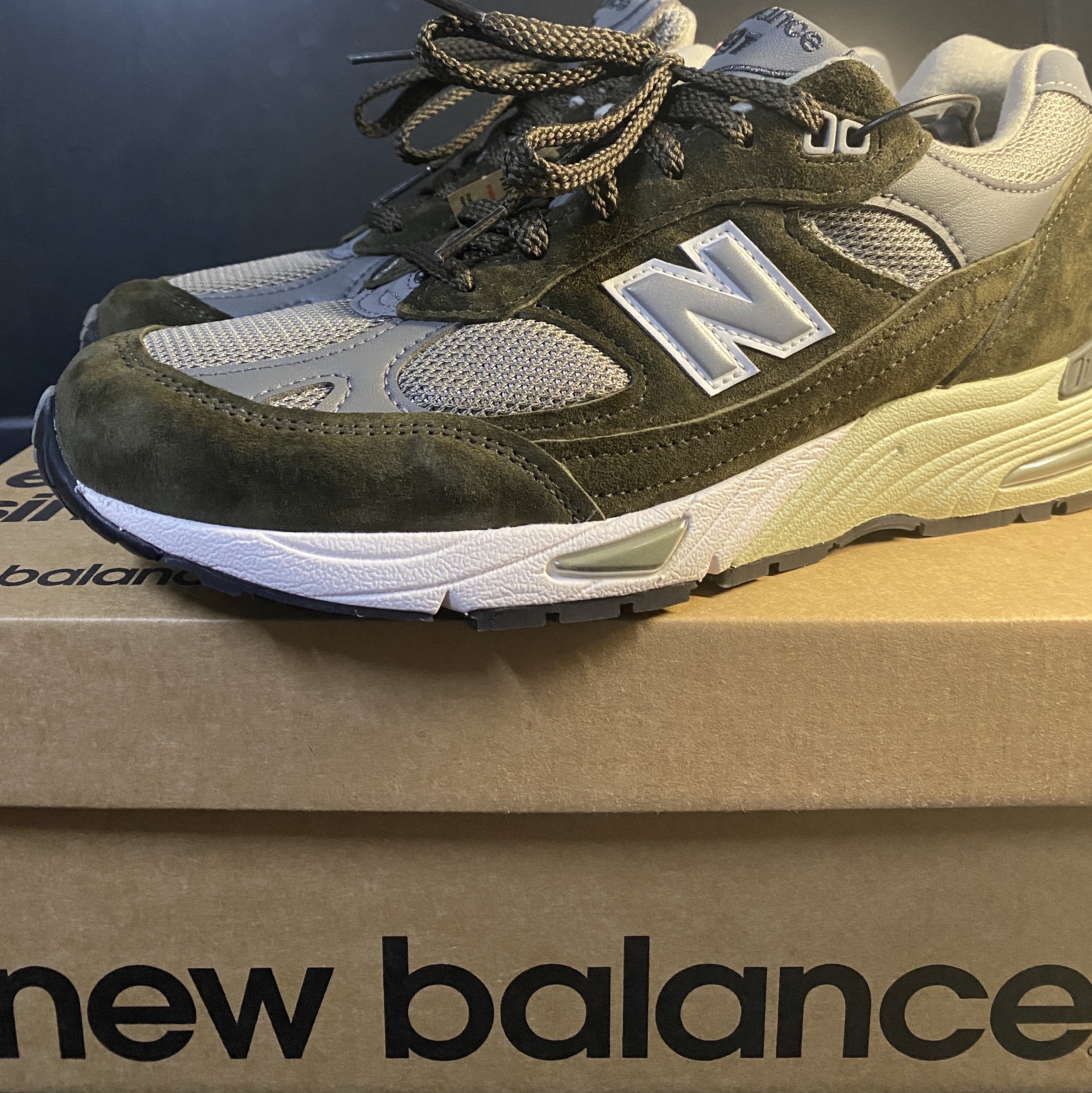 New Balance 991 Made in UK Dark Green 착용 스타일