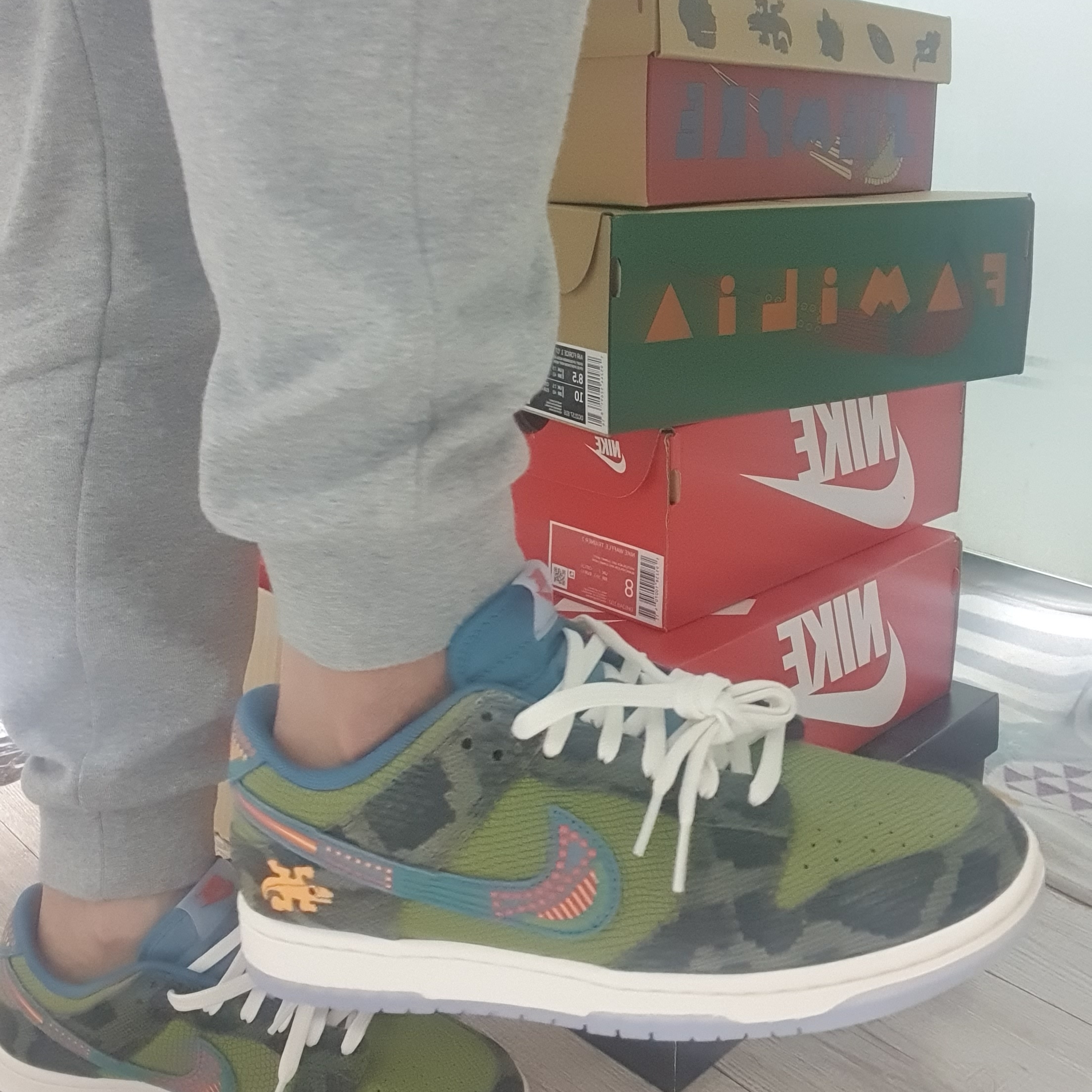 Nike Dunk Low Premium Siempre Familia 착용 스타일 - 1