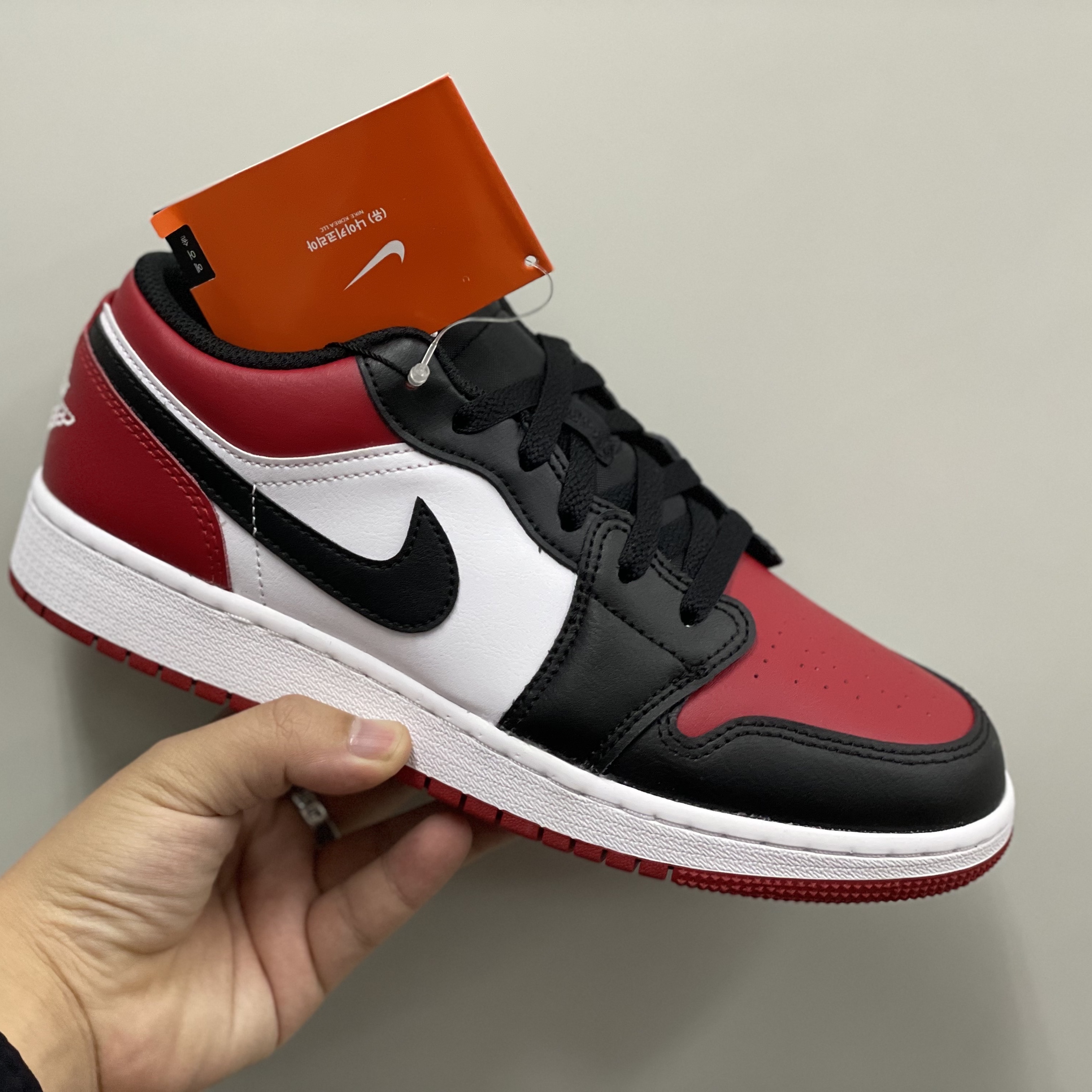 (GS) Jordan 1 Low Bred Toe 착용 스타일