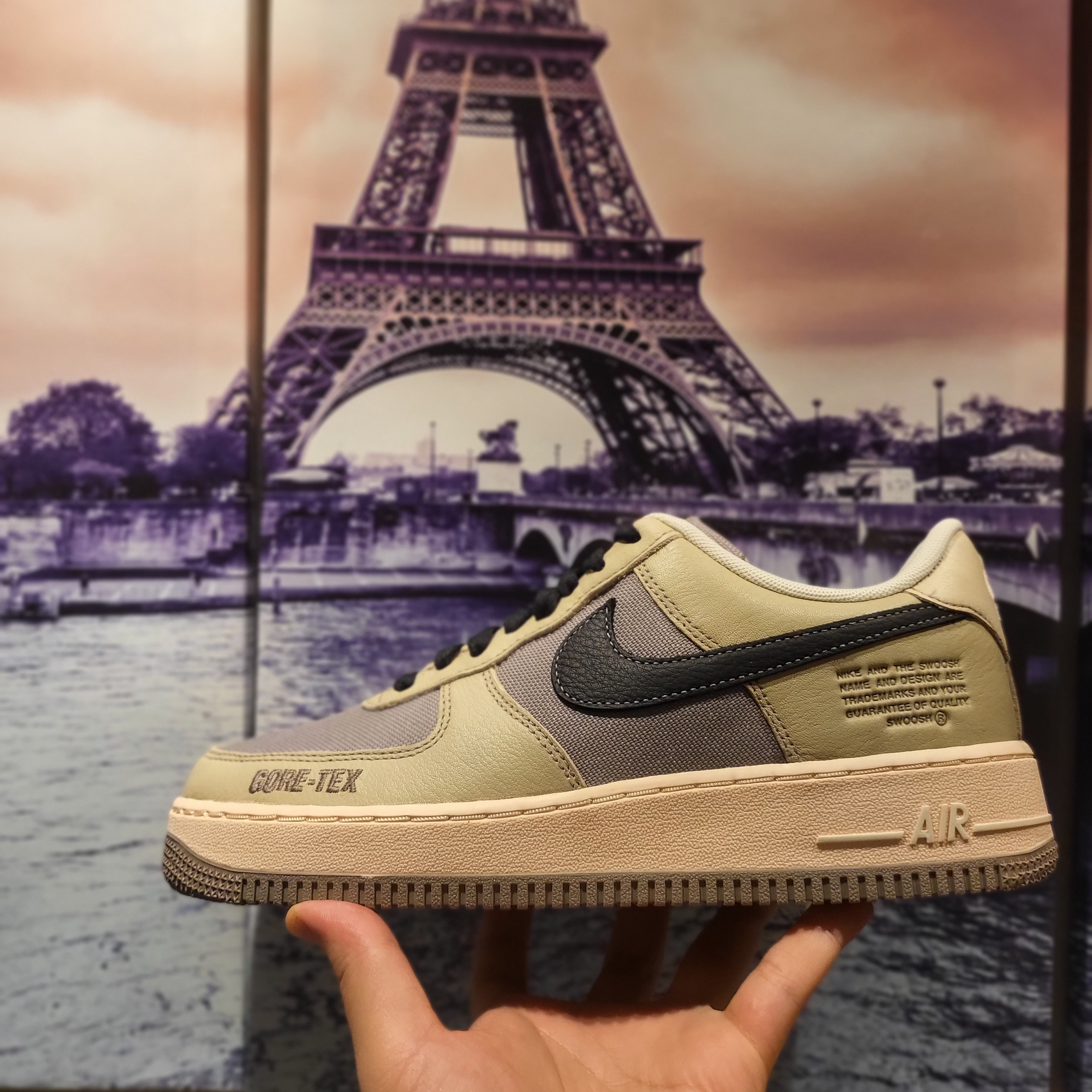 Nike Air Force 1 Low Gore-Tex Olive 착용 스타일 - 4